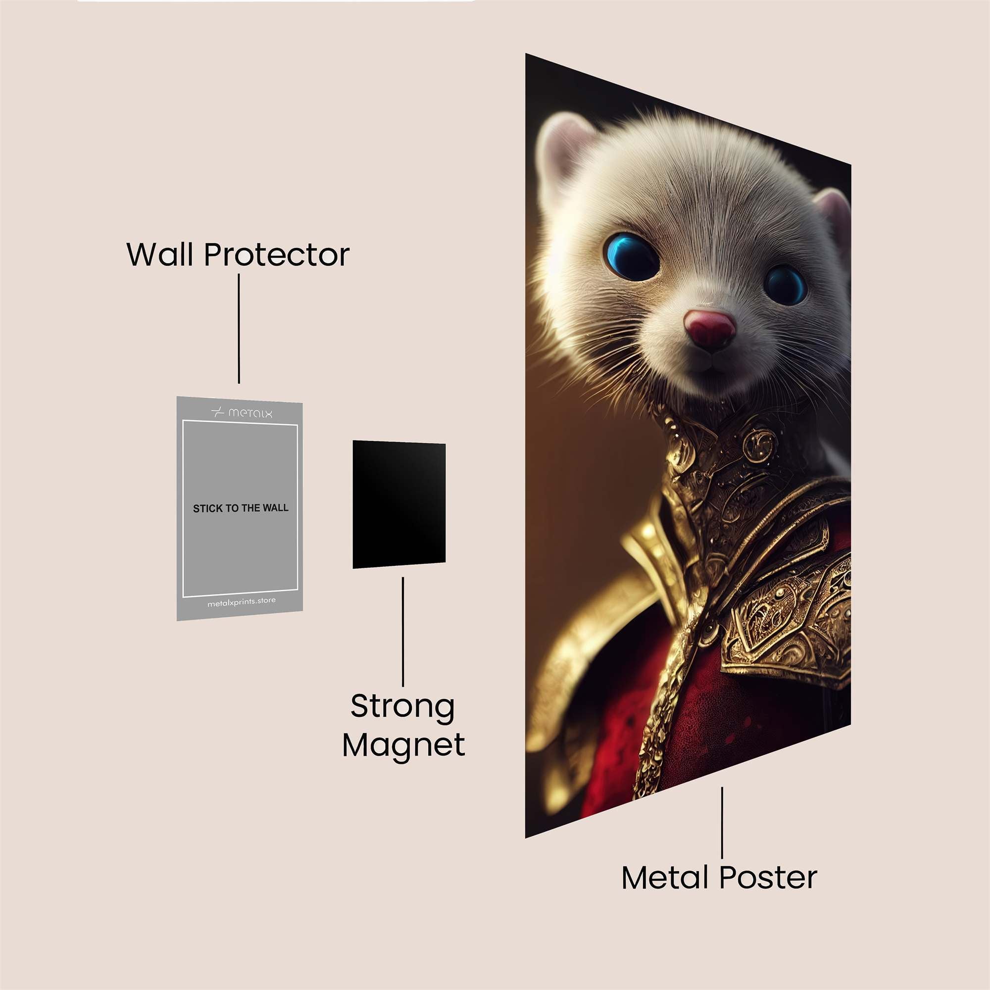 Ferret Regal Safe Wall Magnetic / M