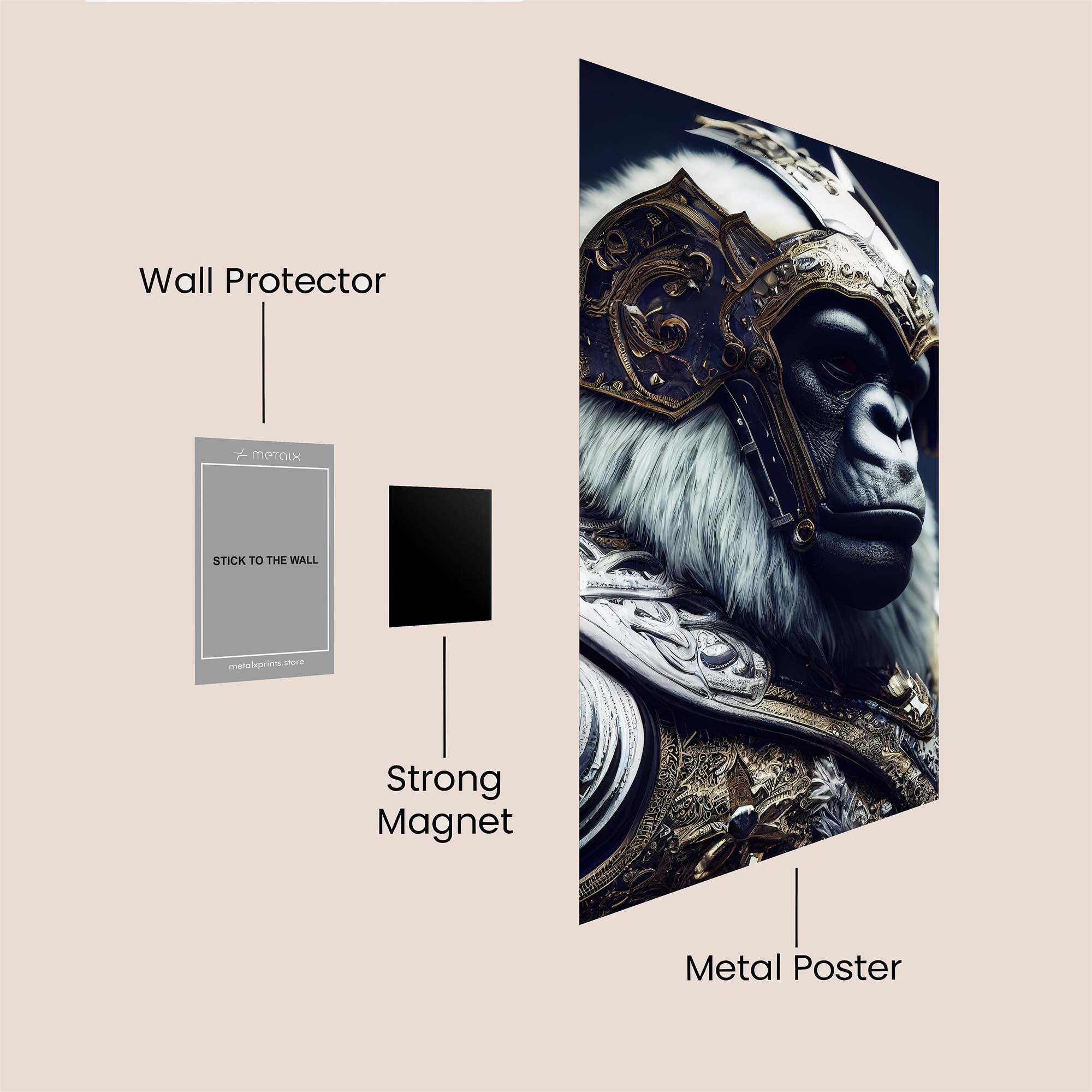 Frosty Majesty Safe Wall Magnetic / M