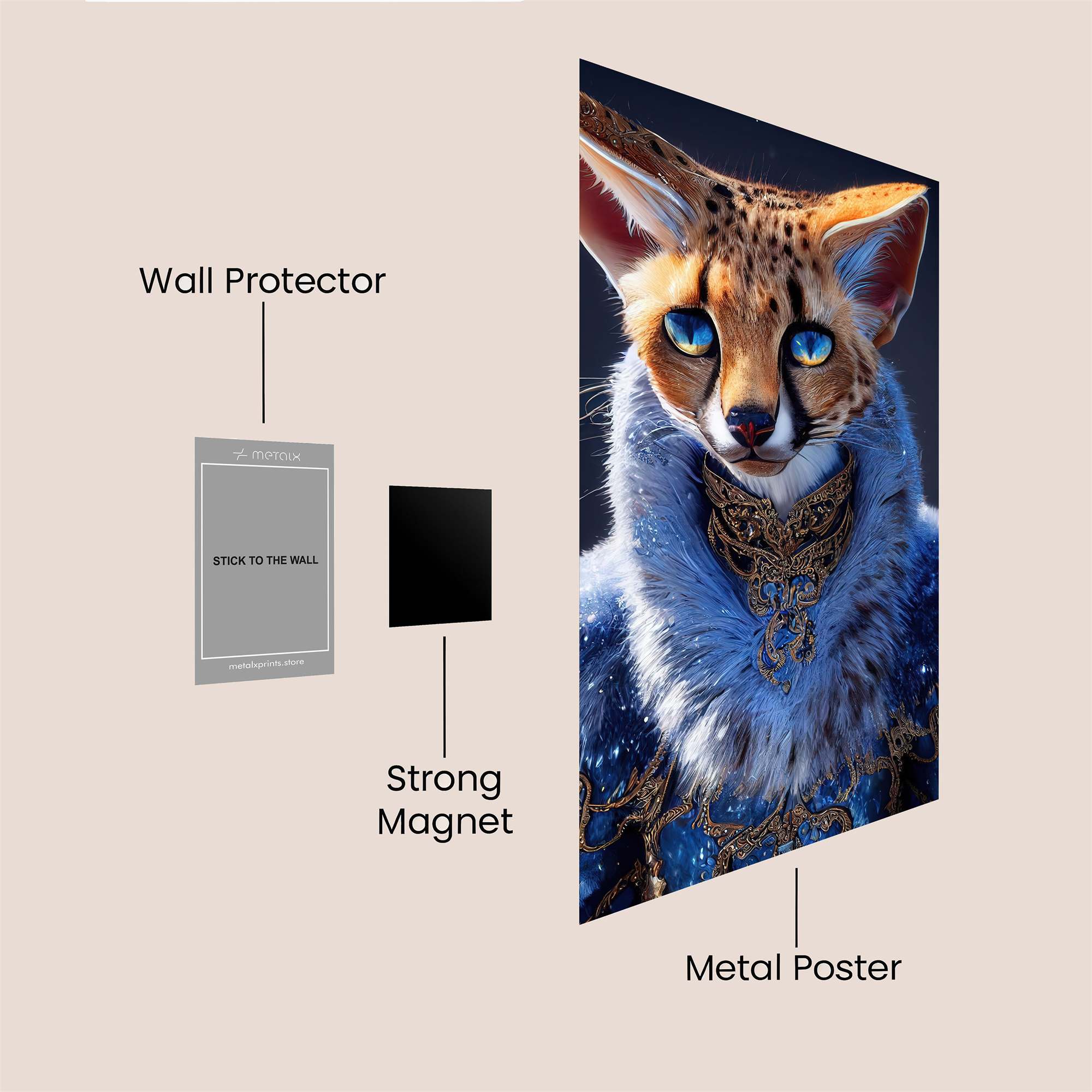 Serval Regal Safe Wall Magnetic / M