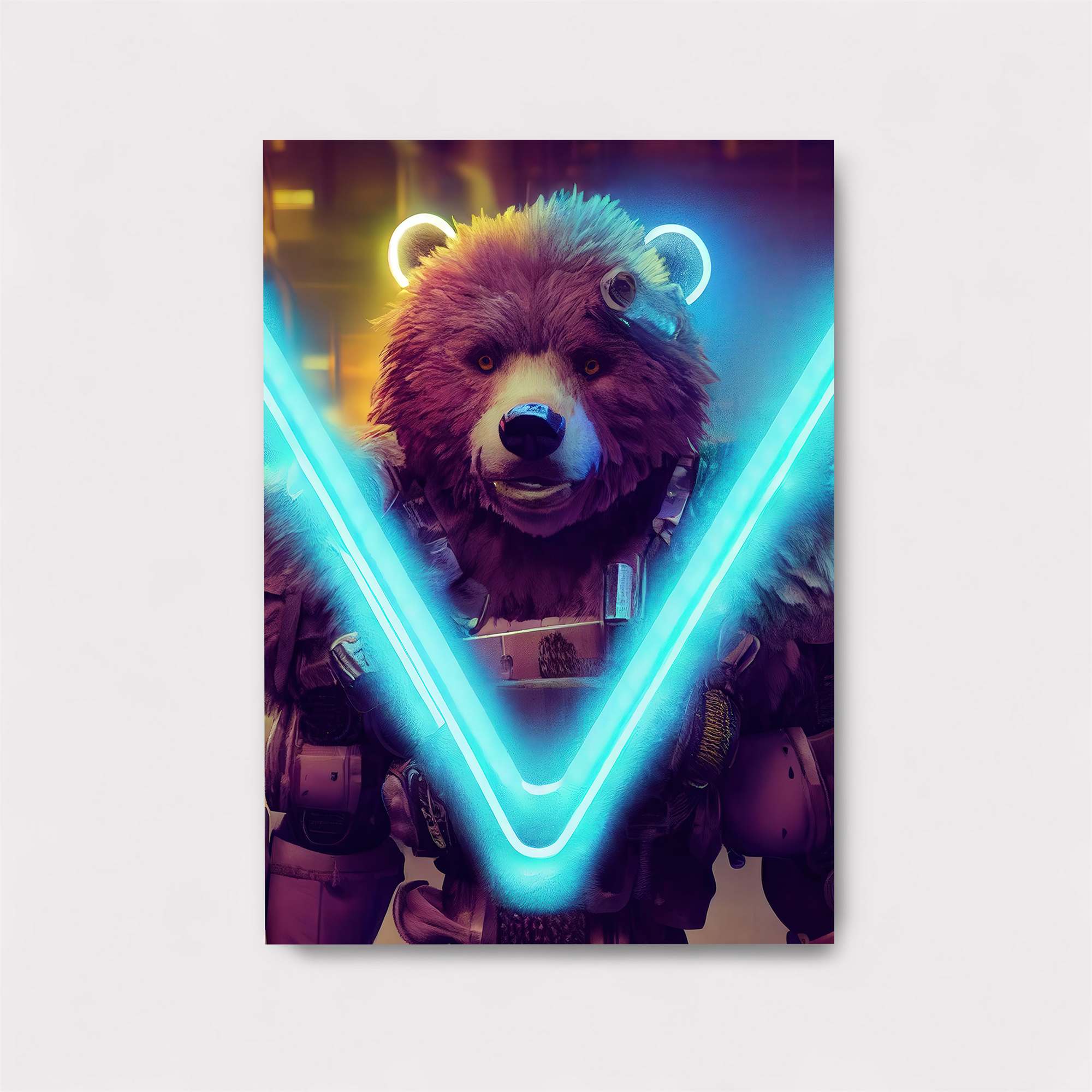 Bear Warrior Safe Wall Magnetic / M