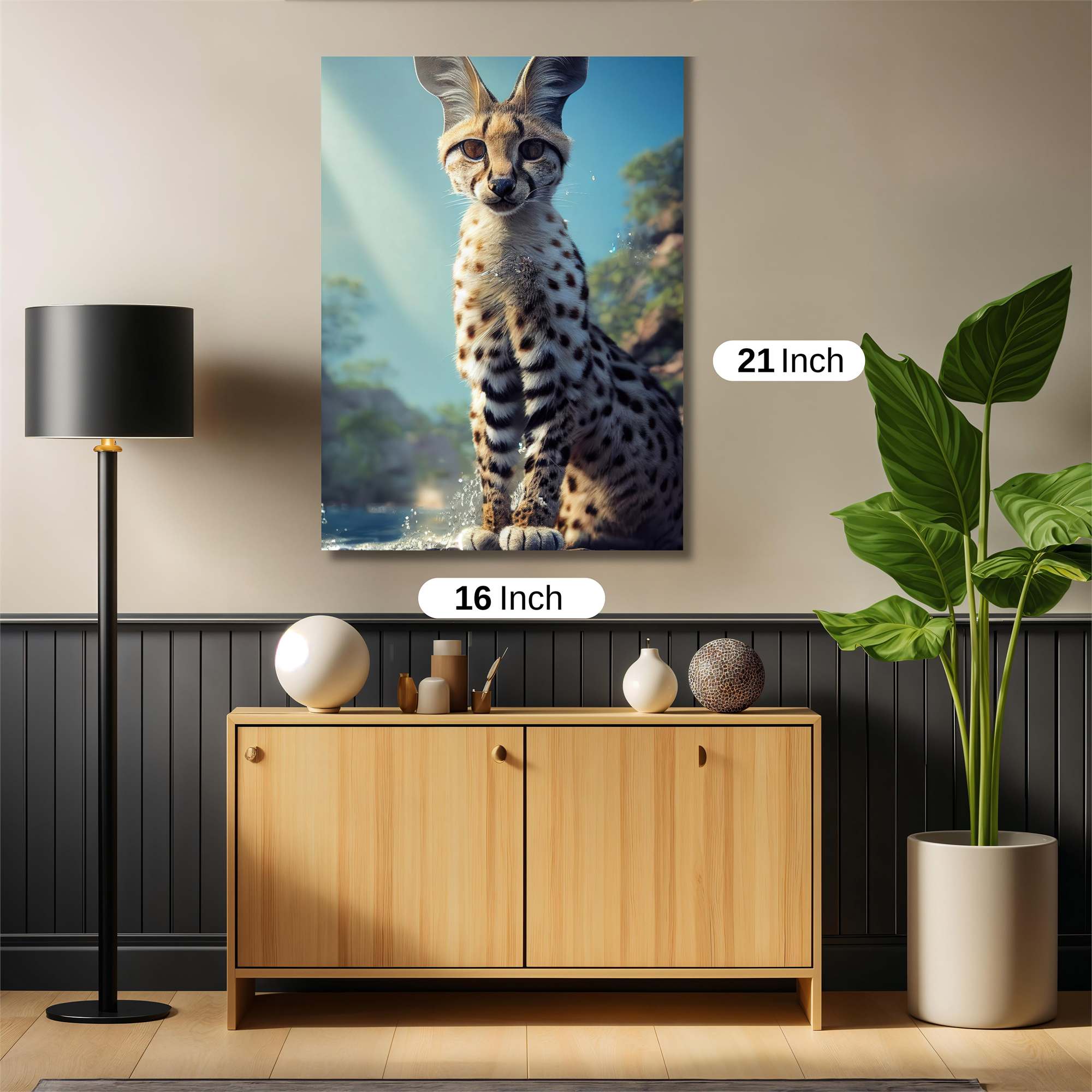 Serval Serene Safe Wall Magnetic / M