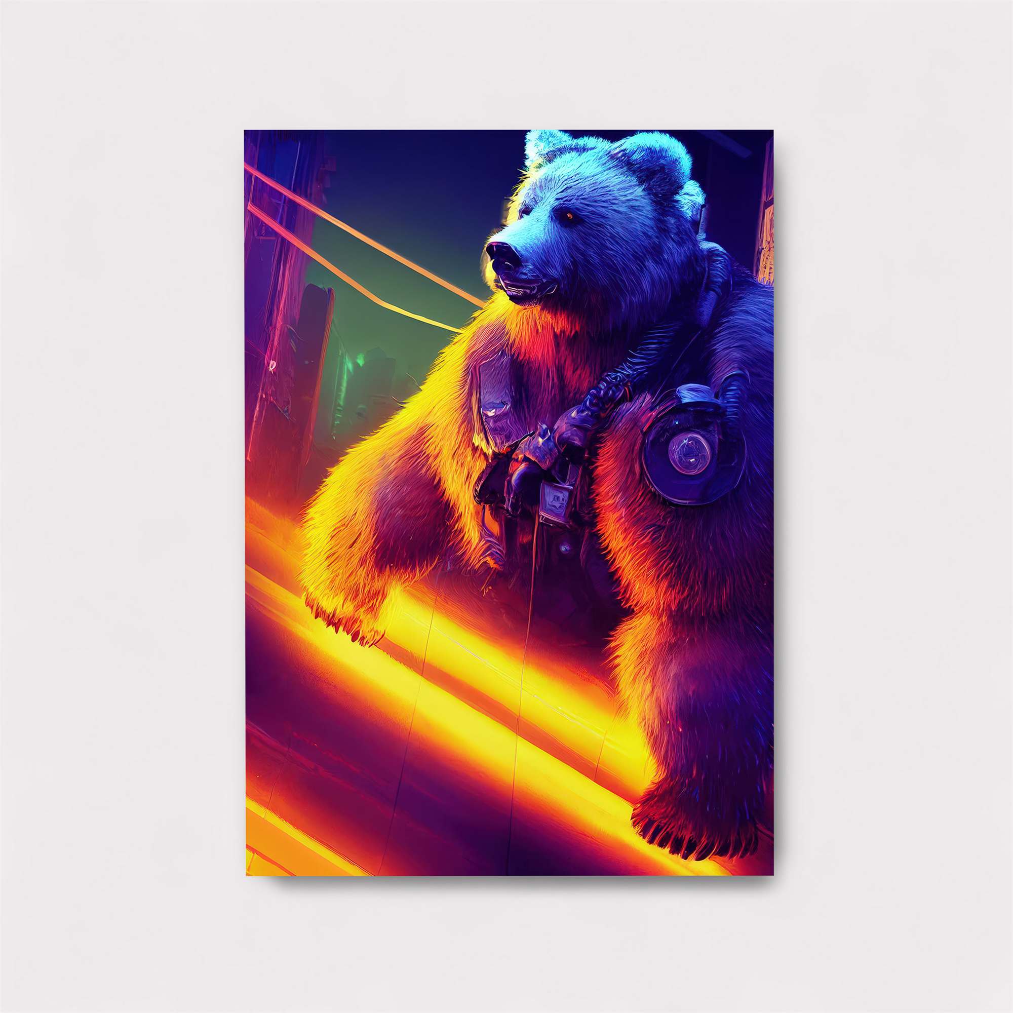 Cyber Bear Safe Wall Magnetic / M