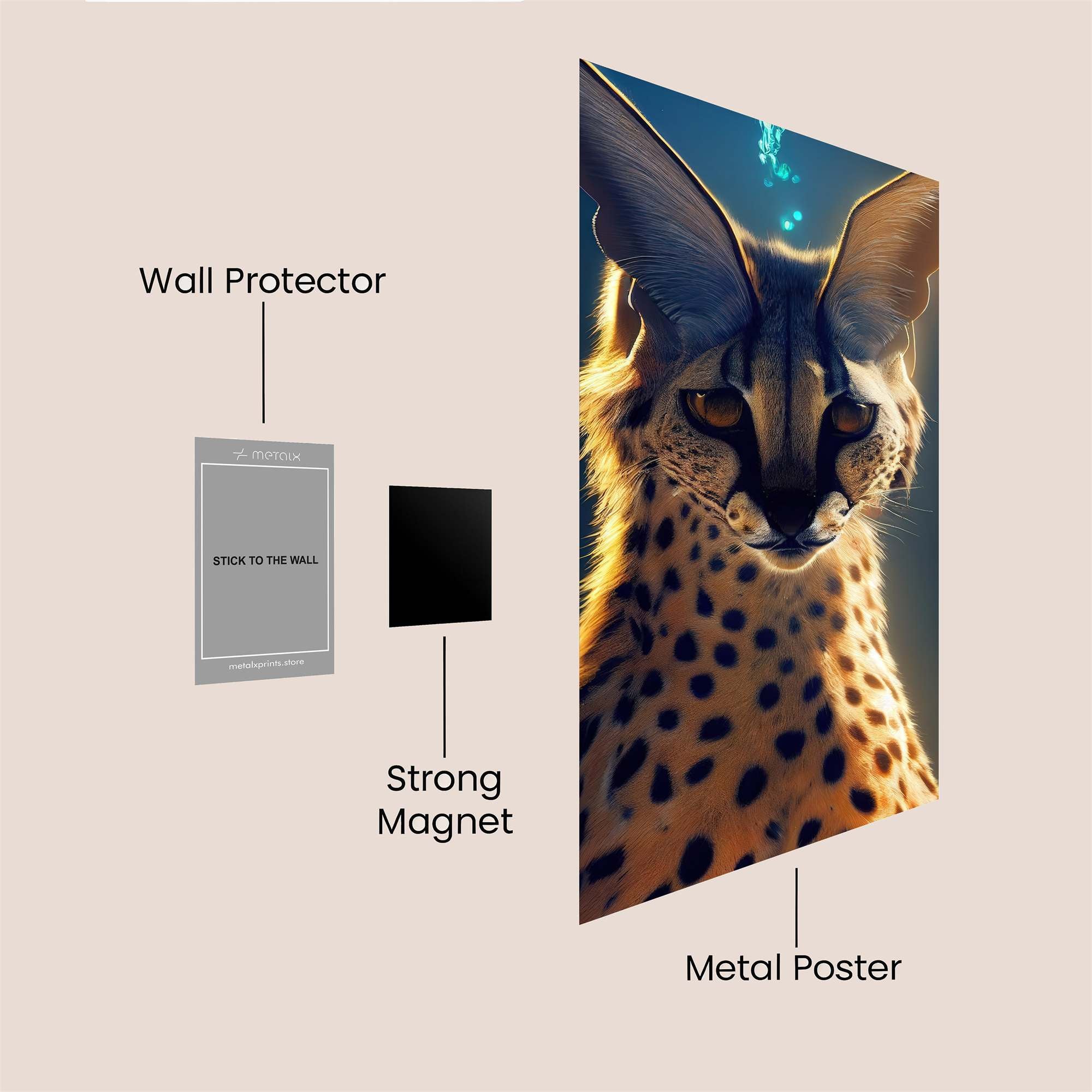 Serval Enigma Safe Wall Magnetic / M