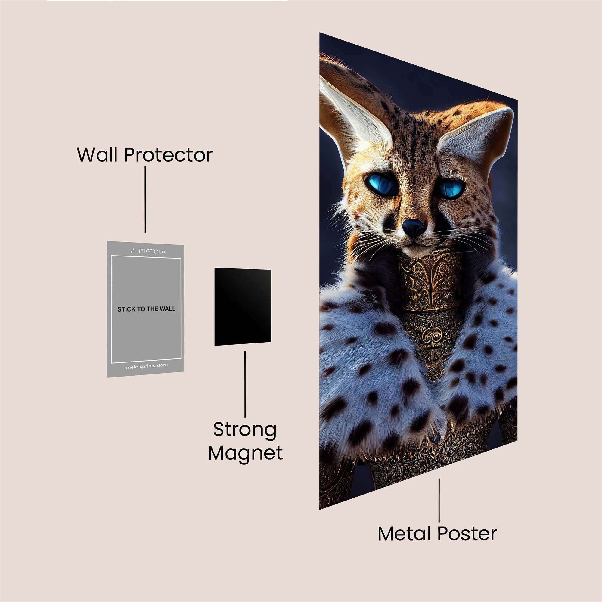 Serval Regal Safe Wall Magnetic / M