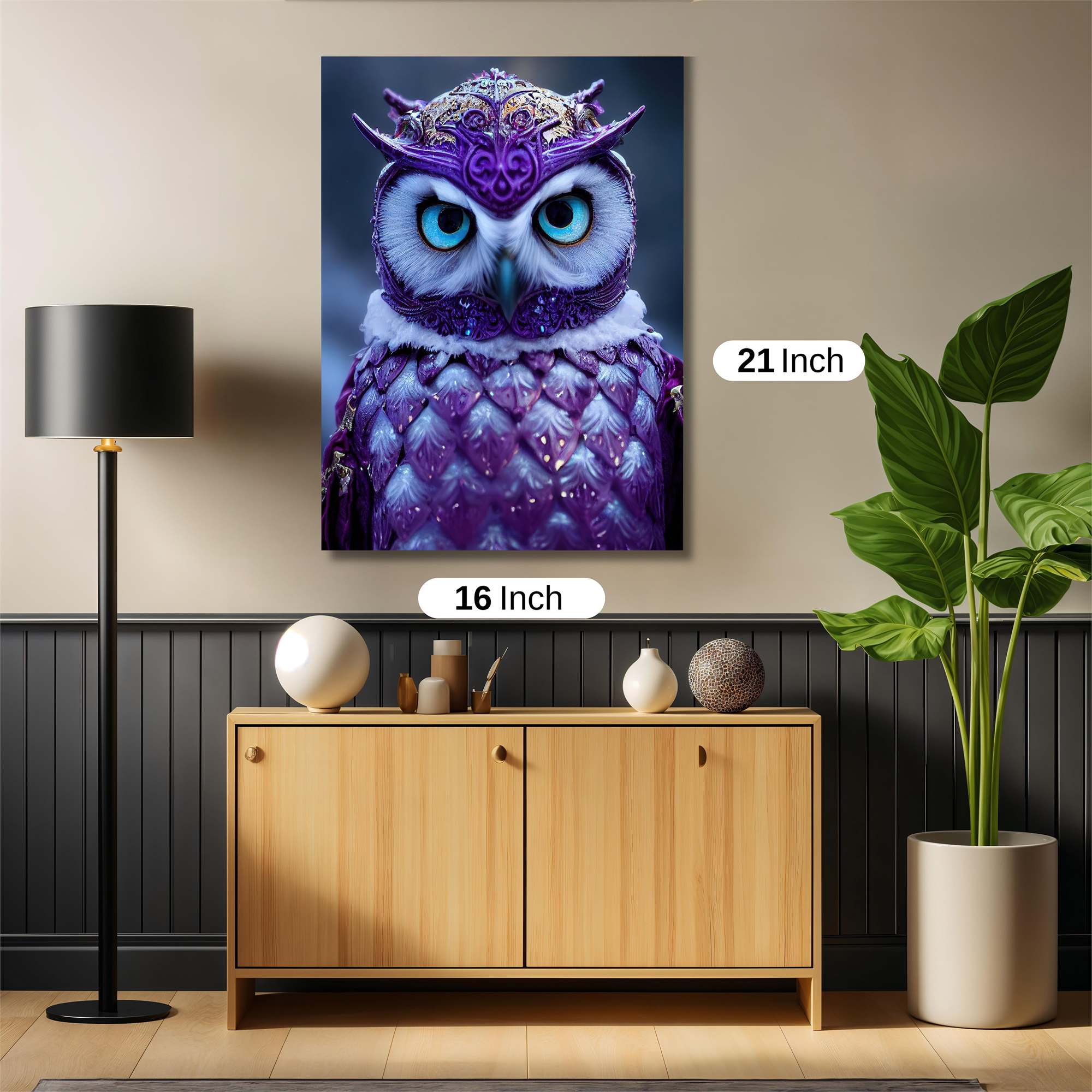 Owl Majesty Safe Wall Magnetic / M