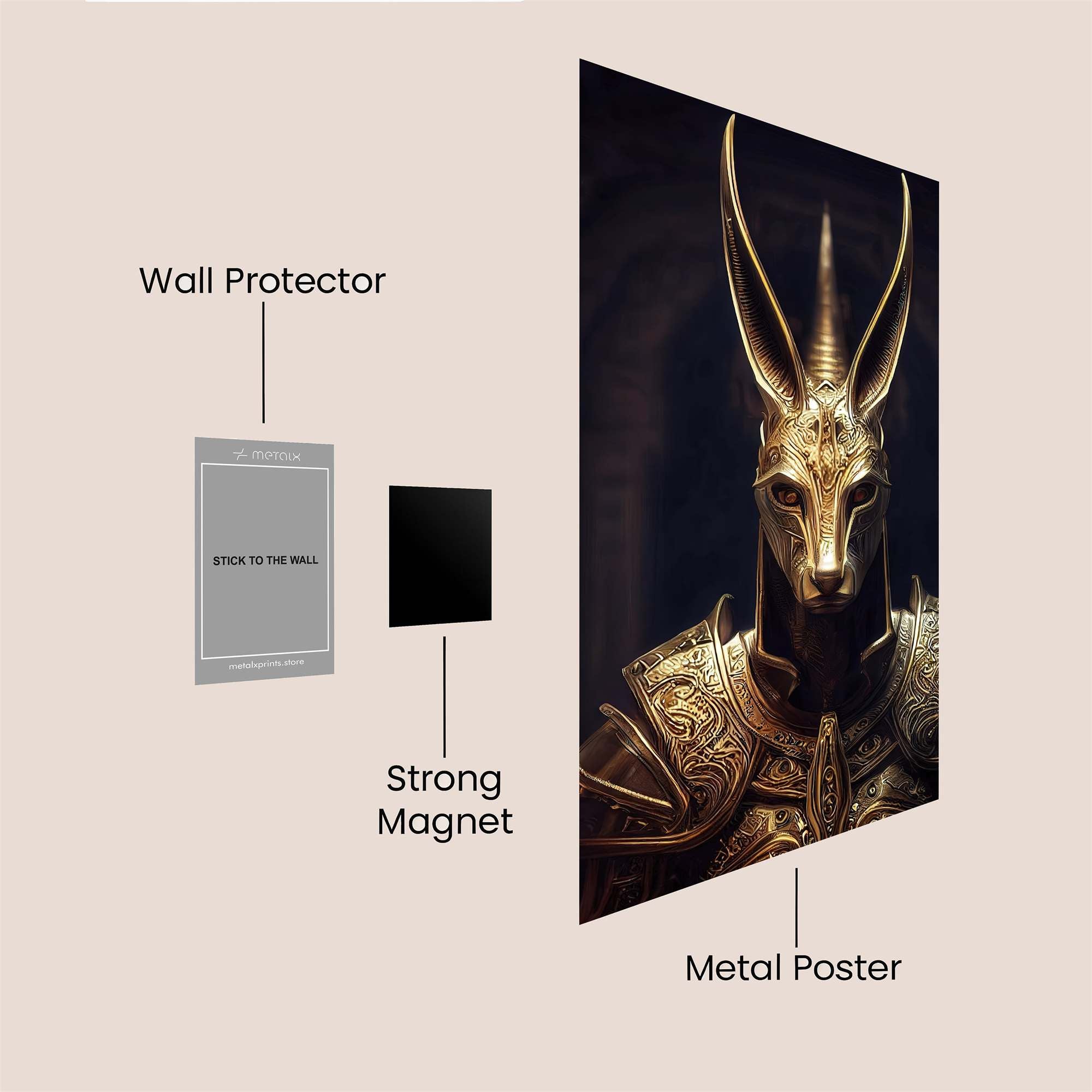 Anubis Enigma Safe Wall Magnetic / M