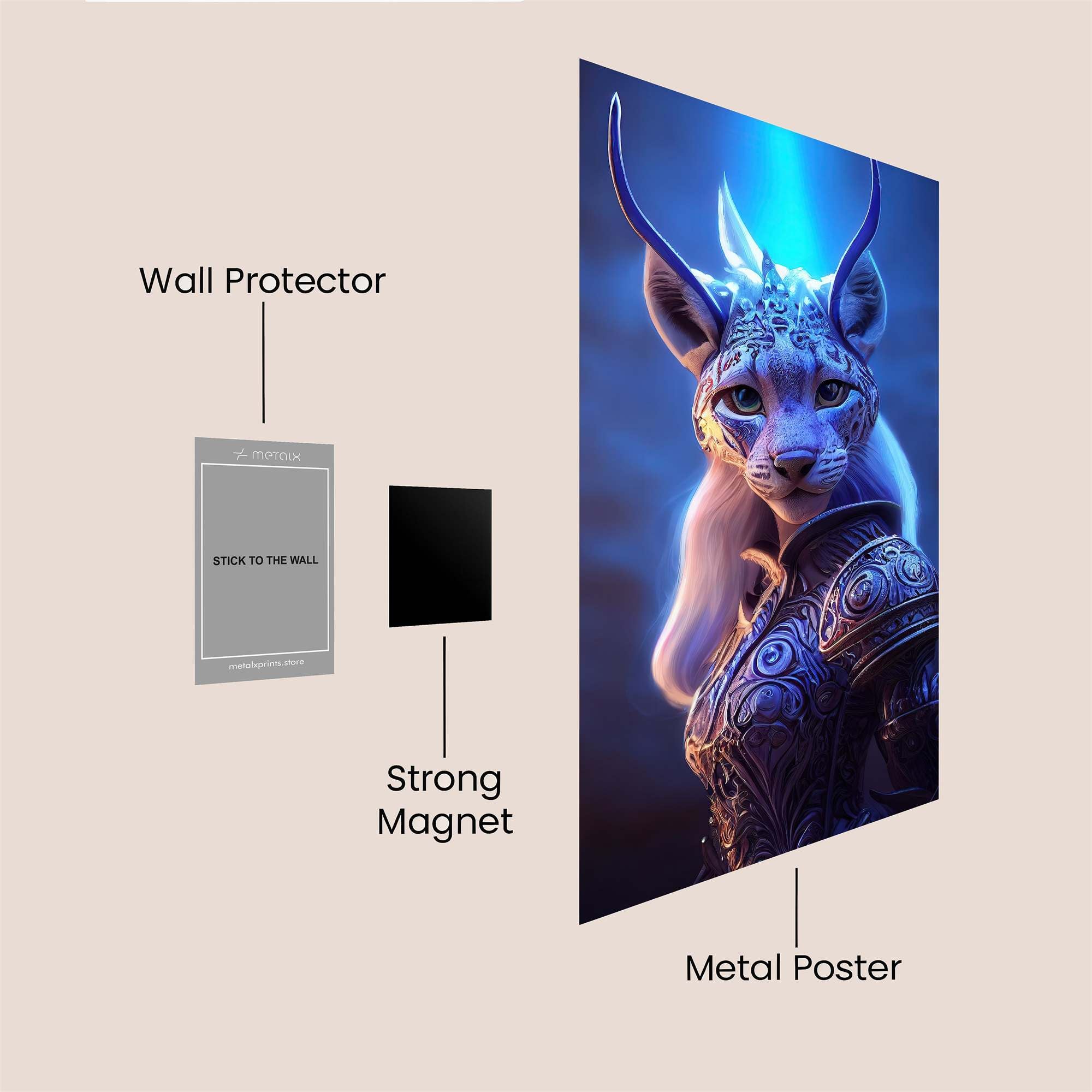 Lunar Enigma Safe Wall Magnetic / M