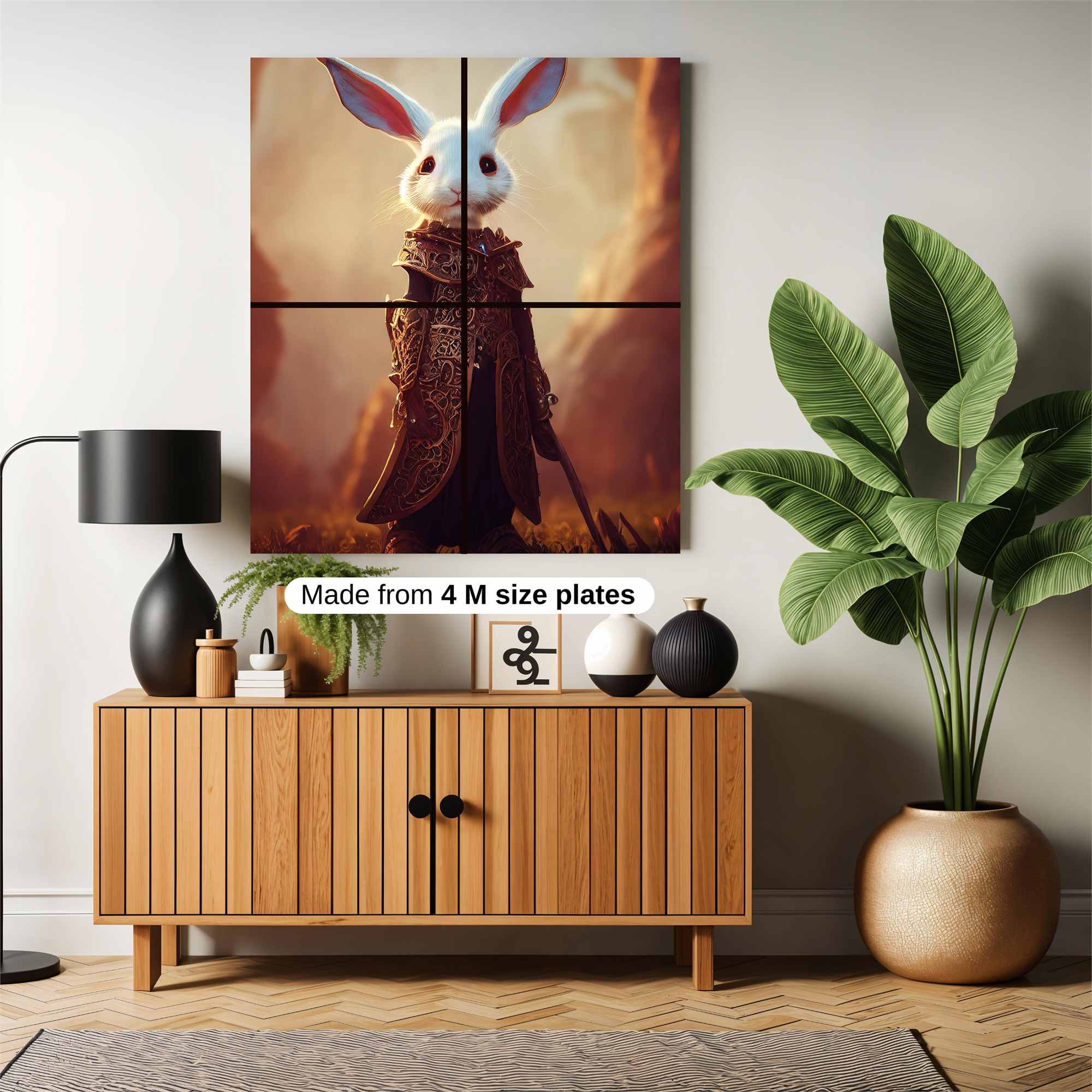 Knightly Rabbit Safe Wall Magnetic / M