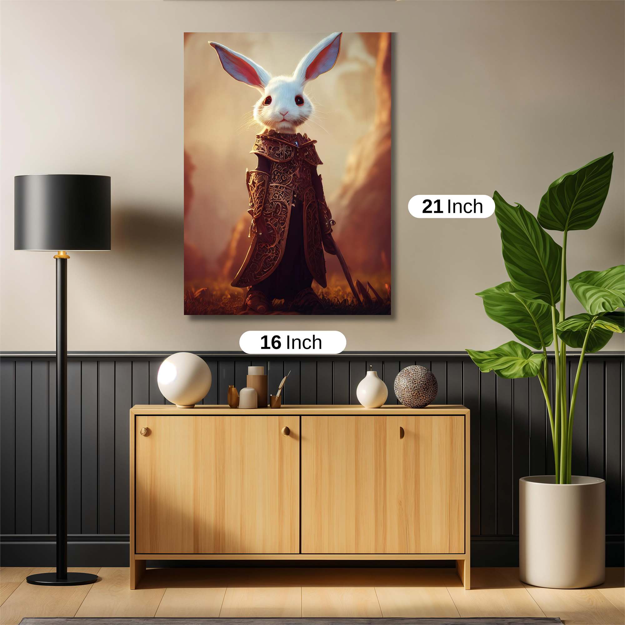 Knightly Rabbit Safe Wall Magnetic / M