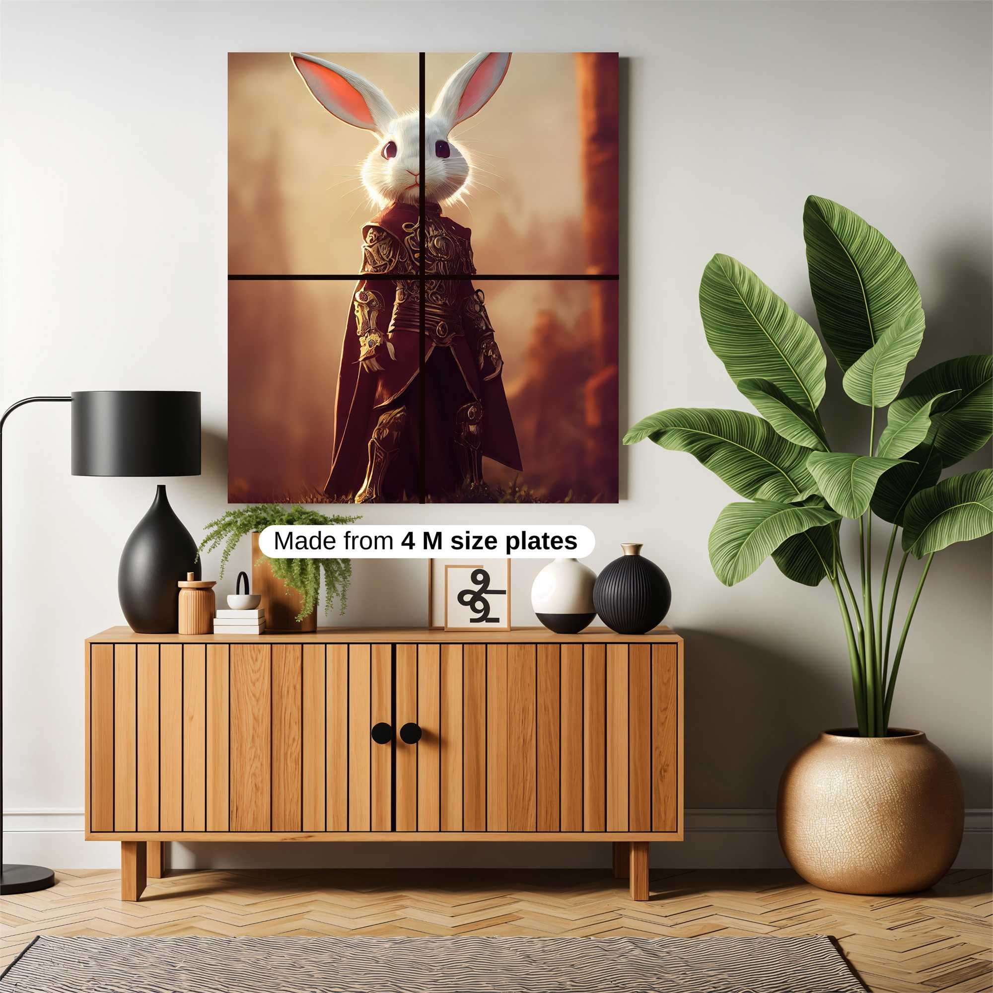 Knightly Rabbit Safe Wall Magnetic / M