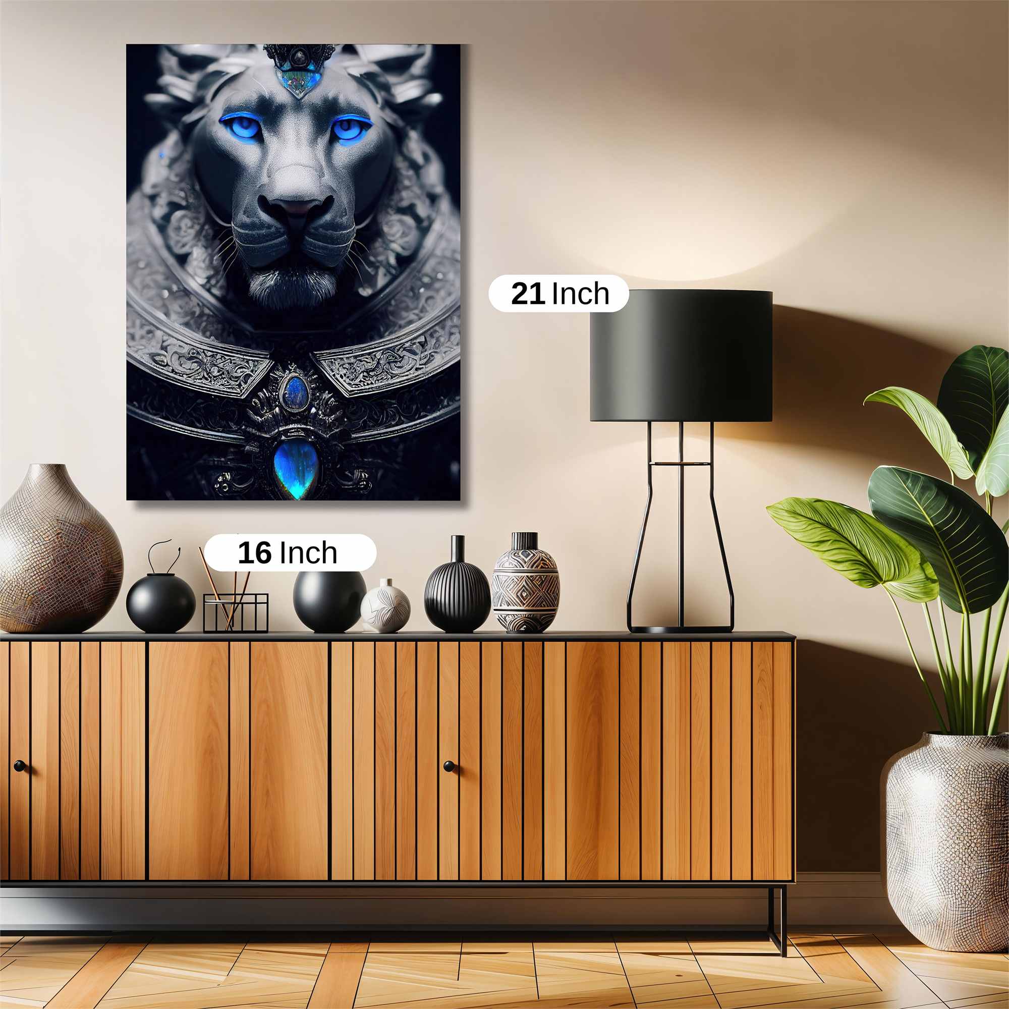 Lion Majestic Safe Wall Magnetic / M