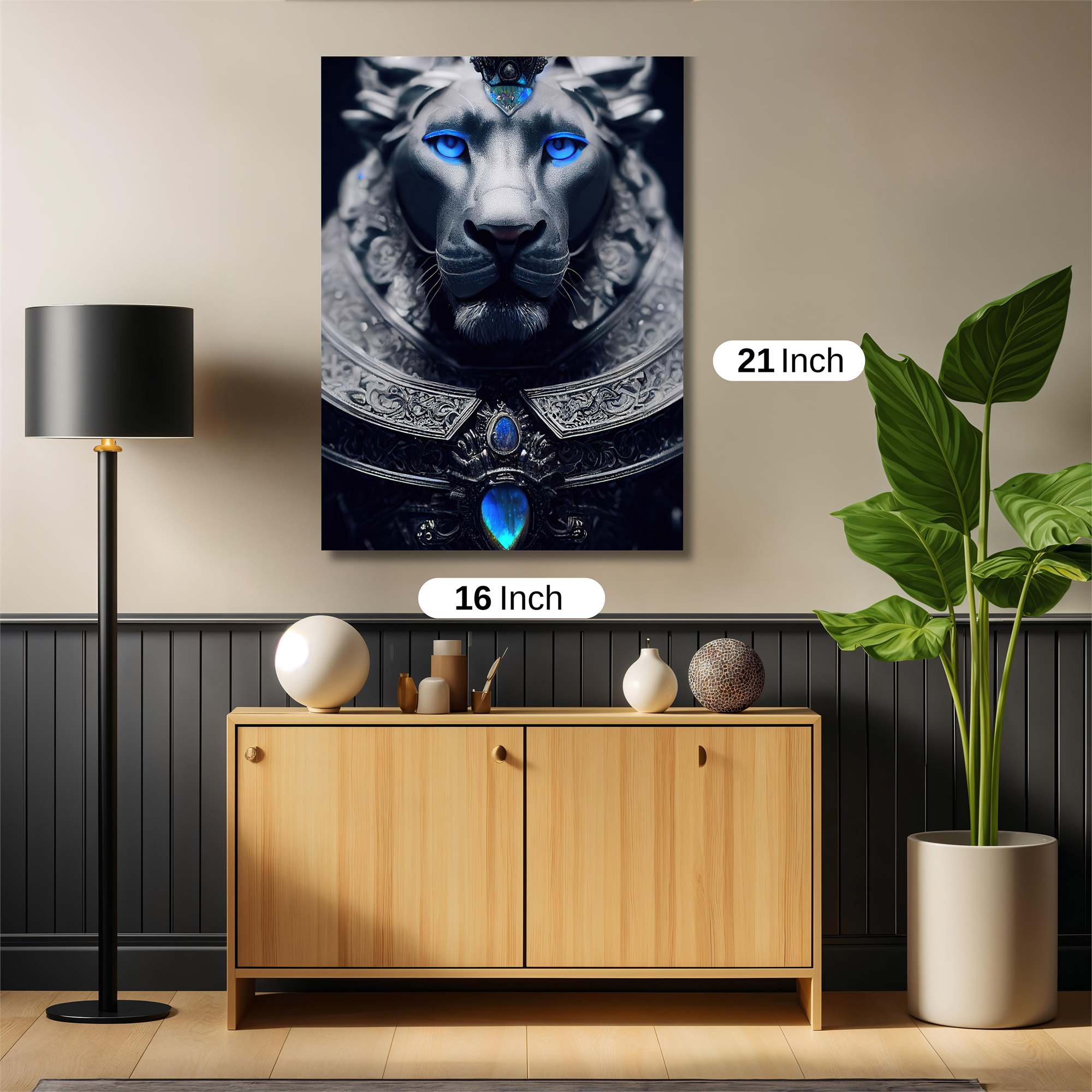 Lion Majestic Safe Wall Magnetic / M