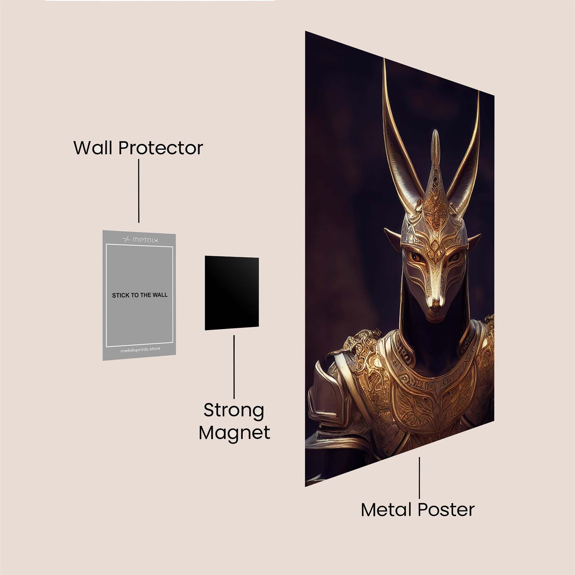 Anubis Enigma Safe Wall Magnetic / M