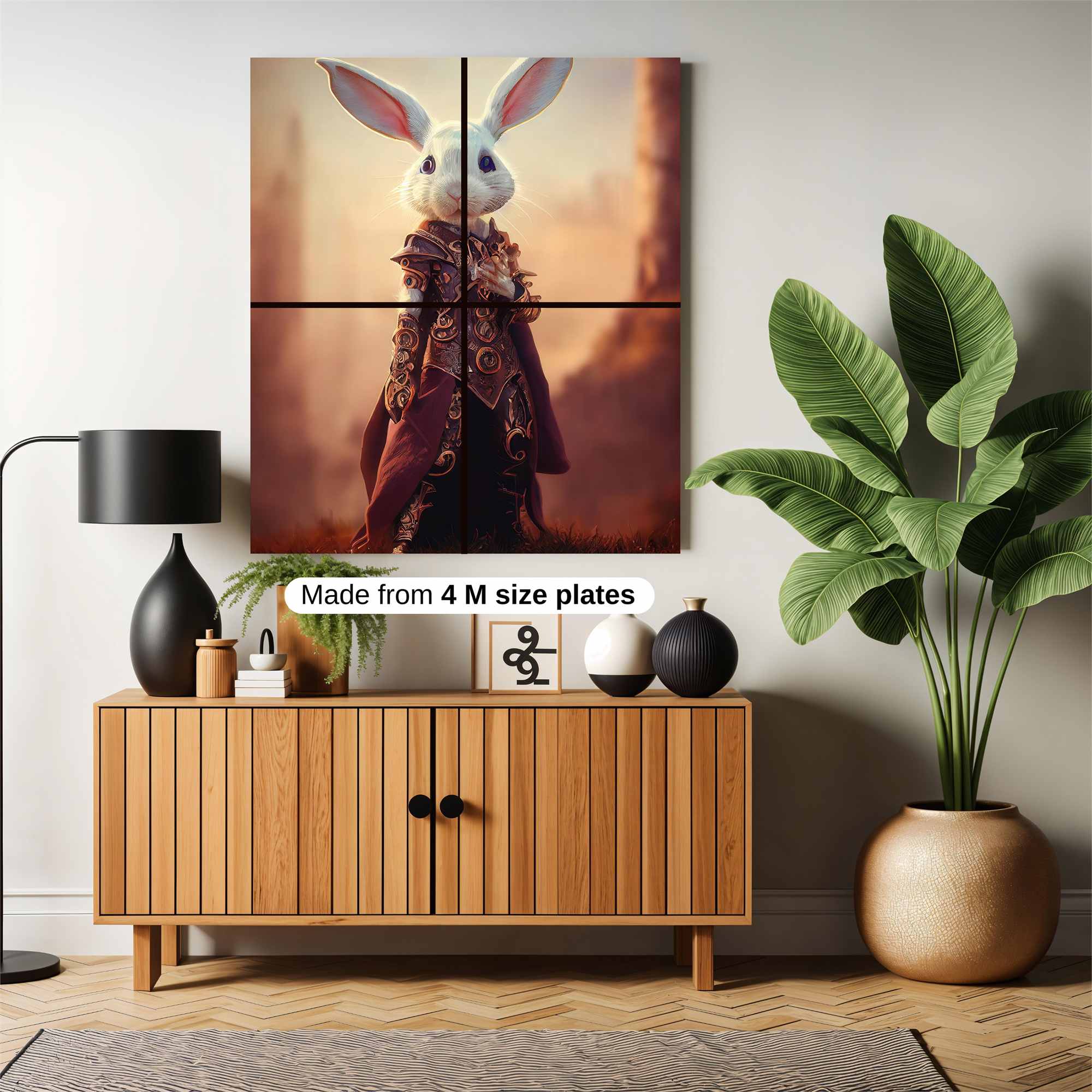 Knightly Rabbit Safe Wall Magnetic / M