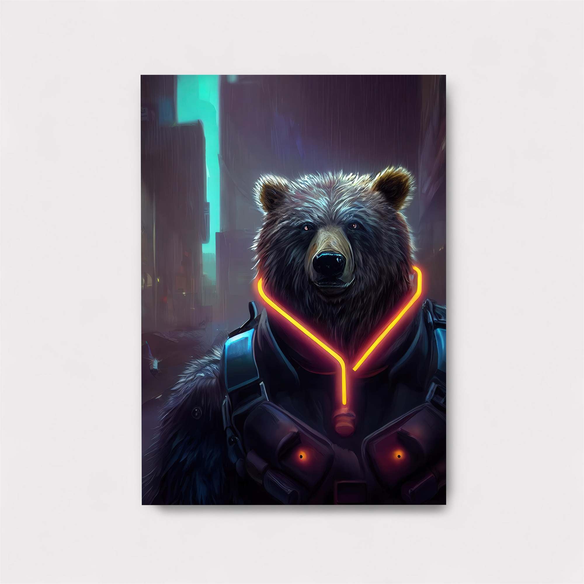 Bear Neon Safe Wall Magnetic / M