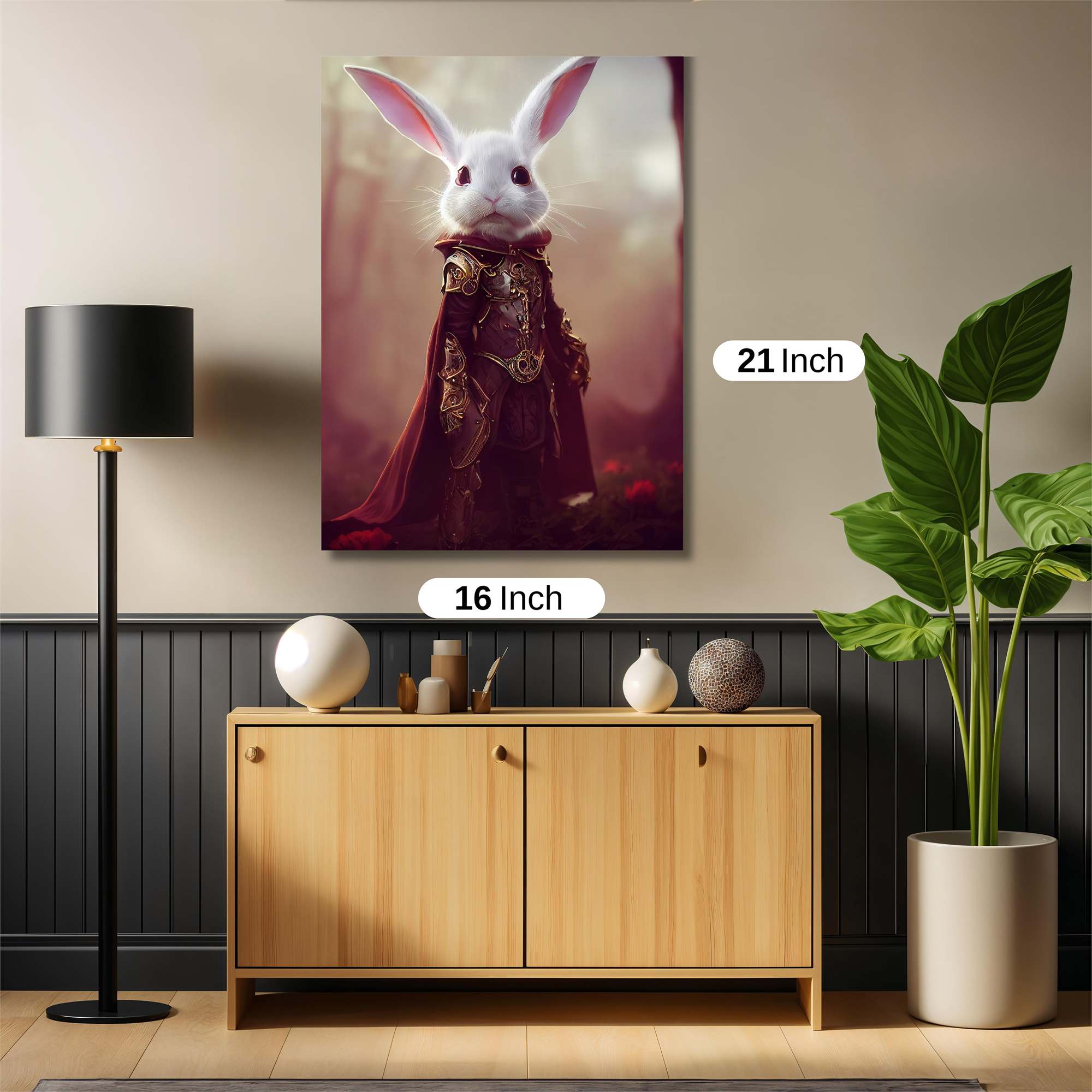 Knightly Rabbit Safe Wall Magnetic / M