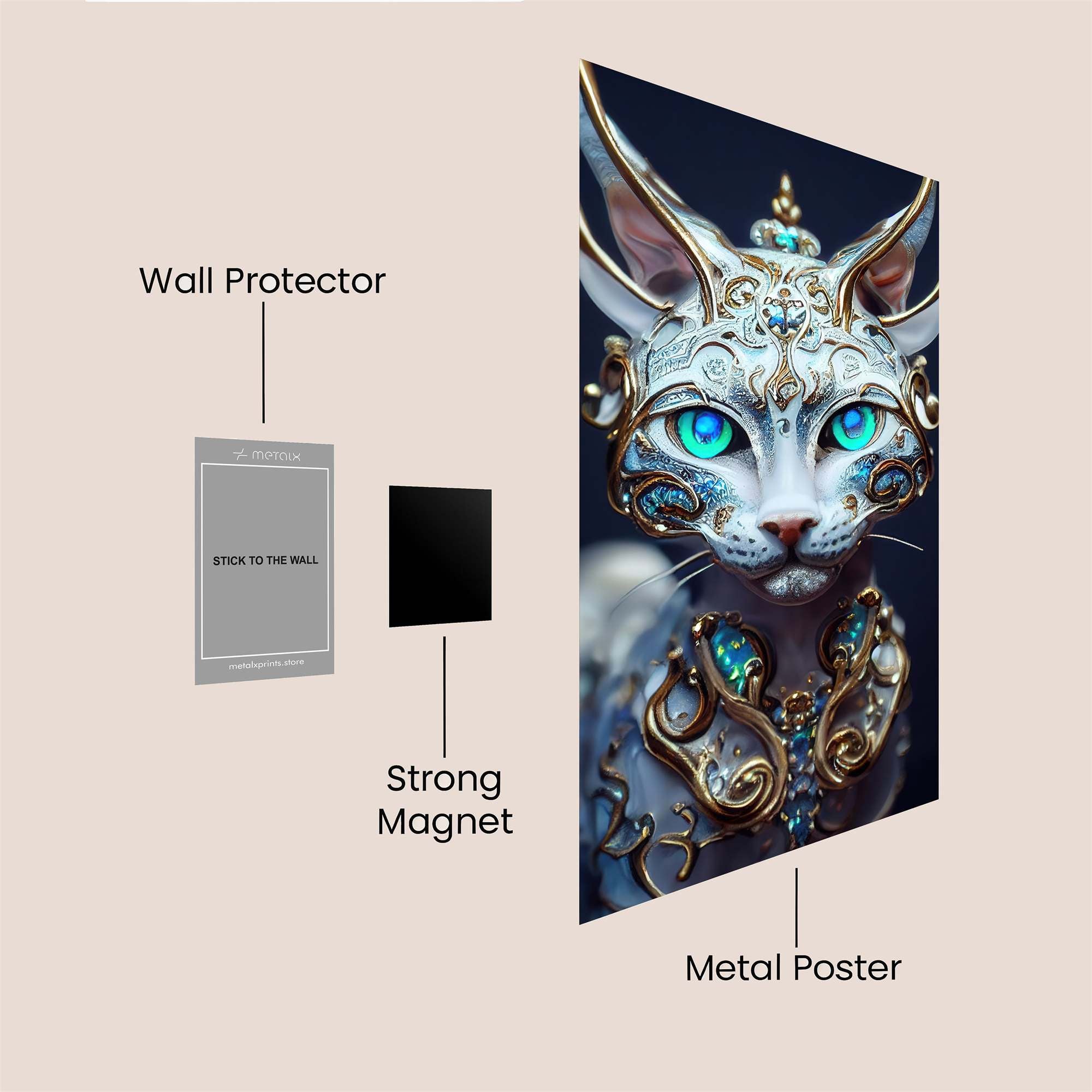 Regal Tiger Safe Wall Magnetic / M