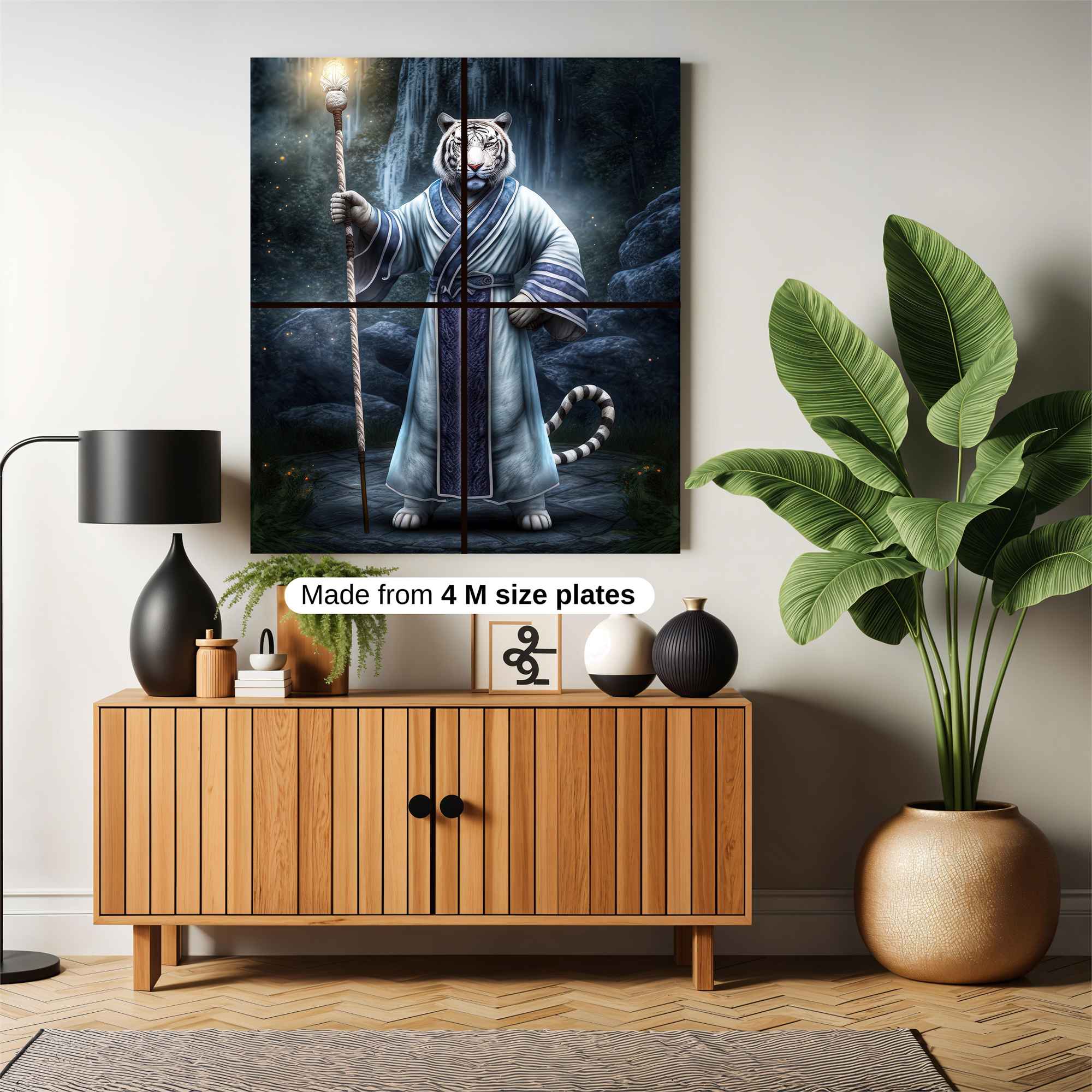 Tiger Mystic Safe Wall Magnetic / M