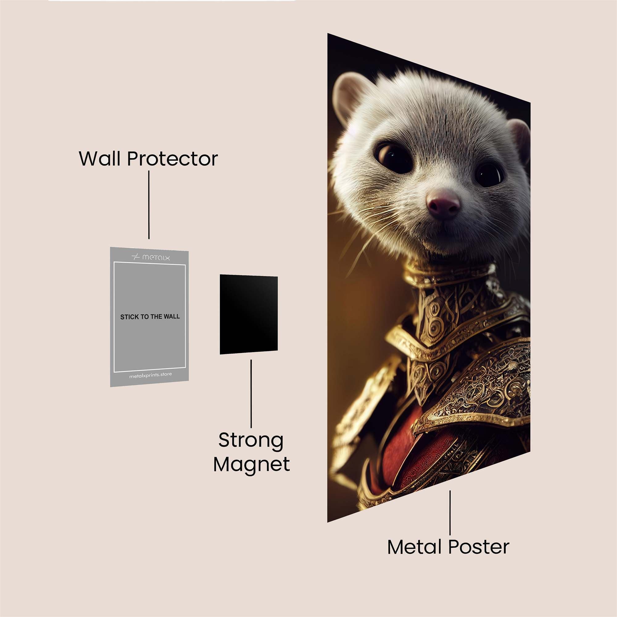 Ferret Regal Safe Wall Magnetic / M
