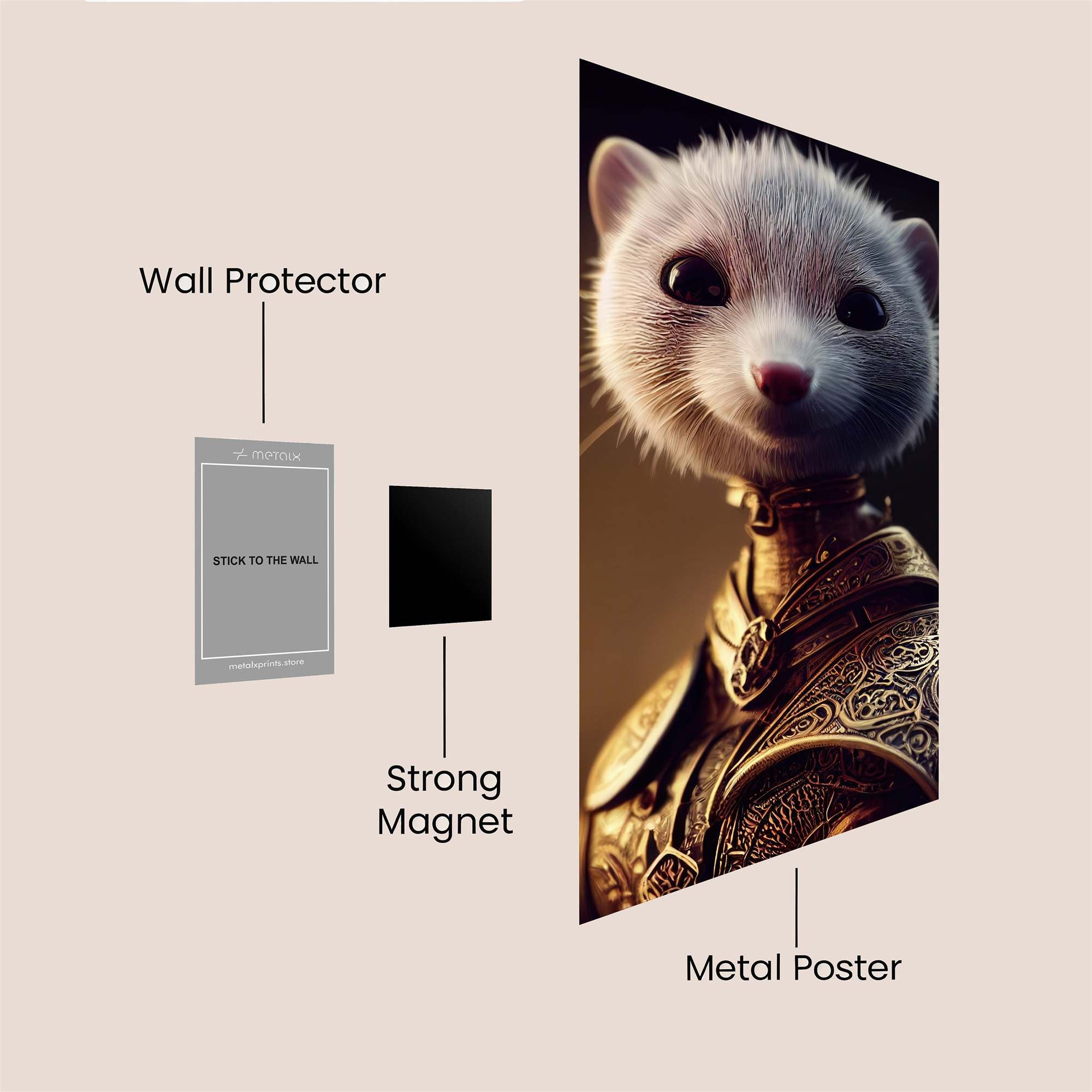 Ferret Regal Safe Wall Magnetic / M