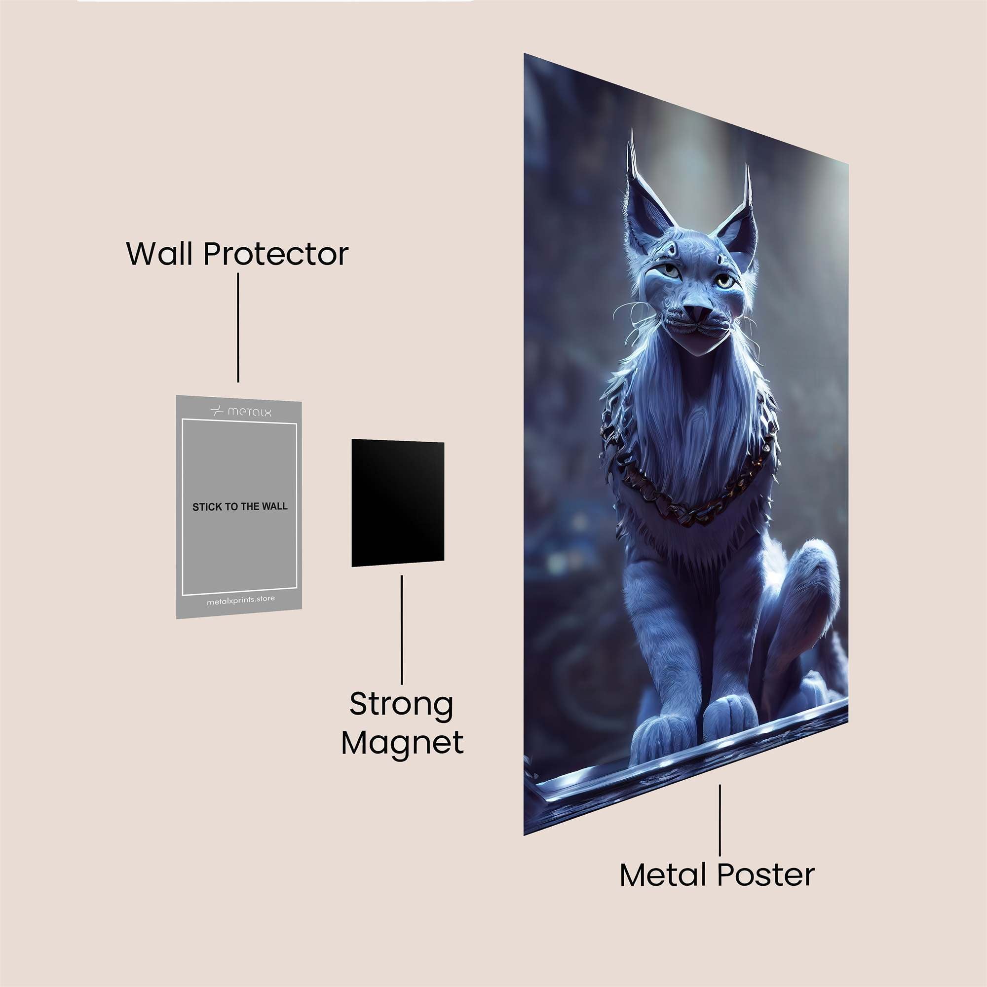 Mystic Guardian Safe Wall Magnetic / M