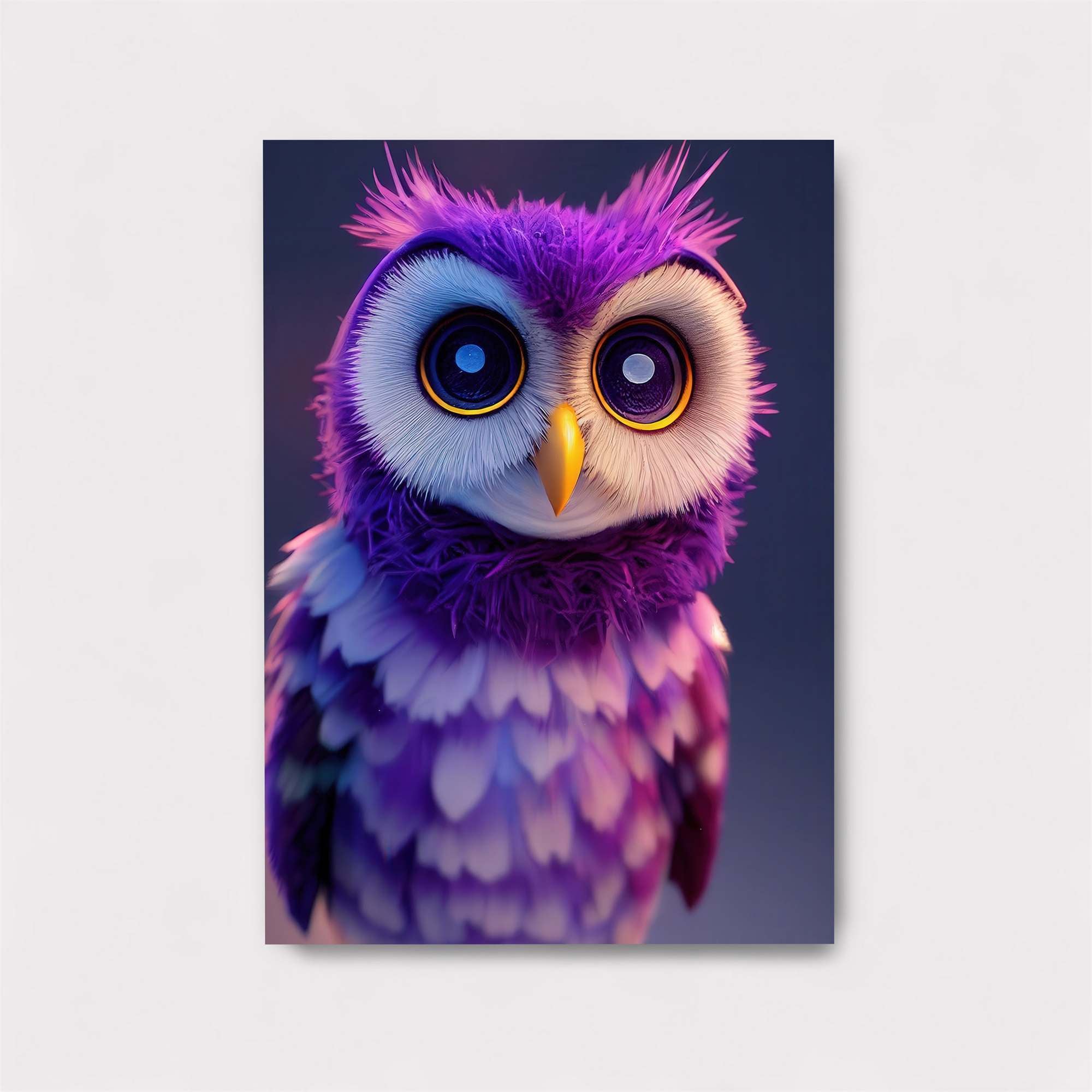 Purple Whimsy Safe Wall Magnetic / M