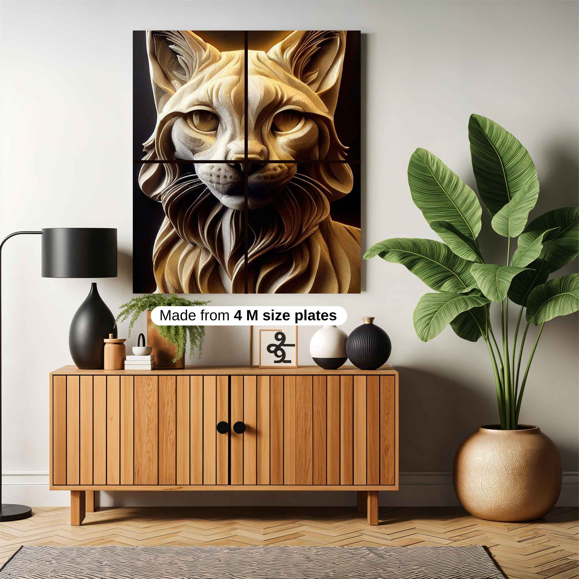 Feline Serenity Safe Wall Magnetic / M