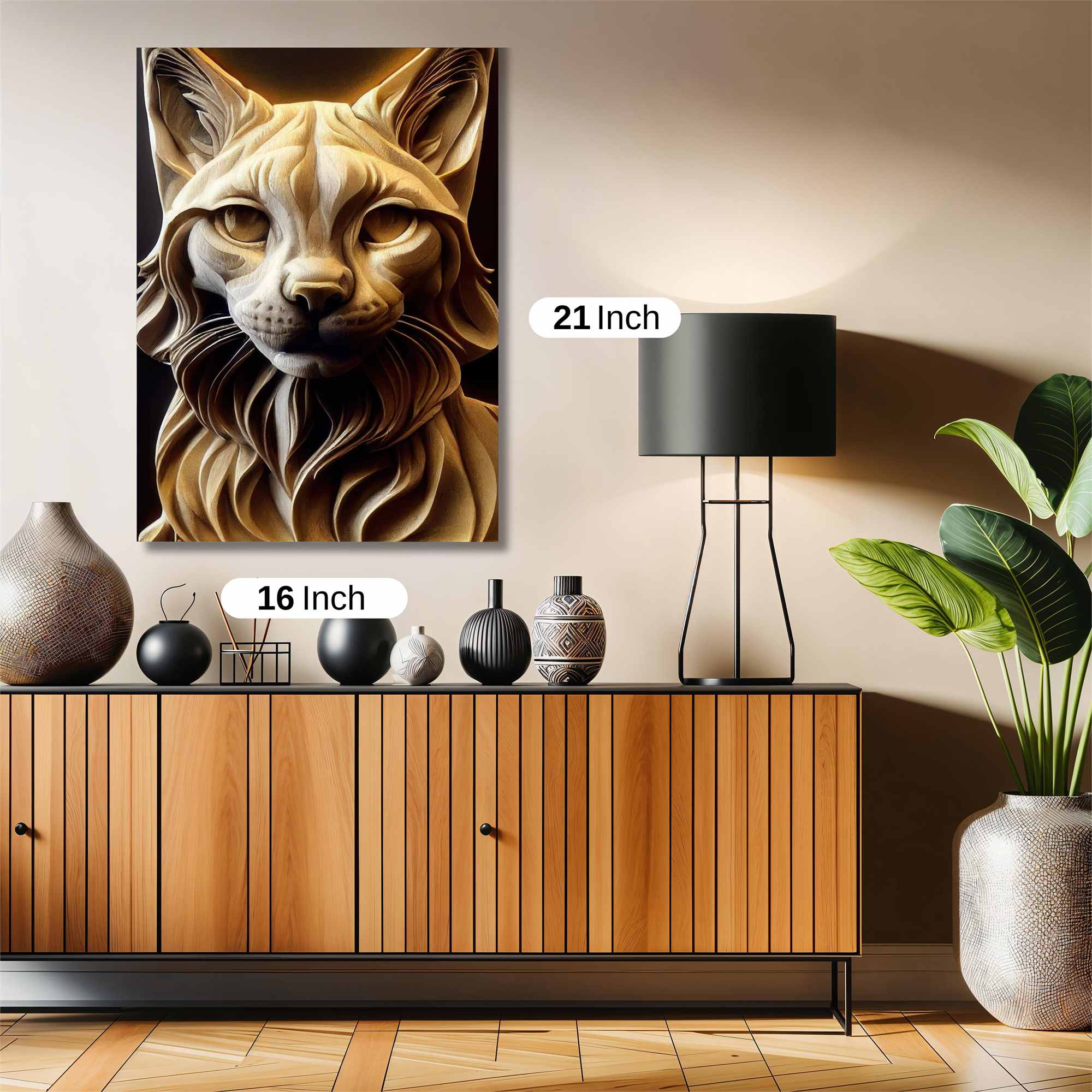 Feline Serenity Safe Wall Magnetic / M