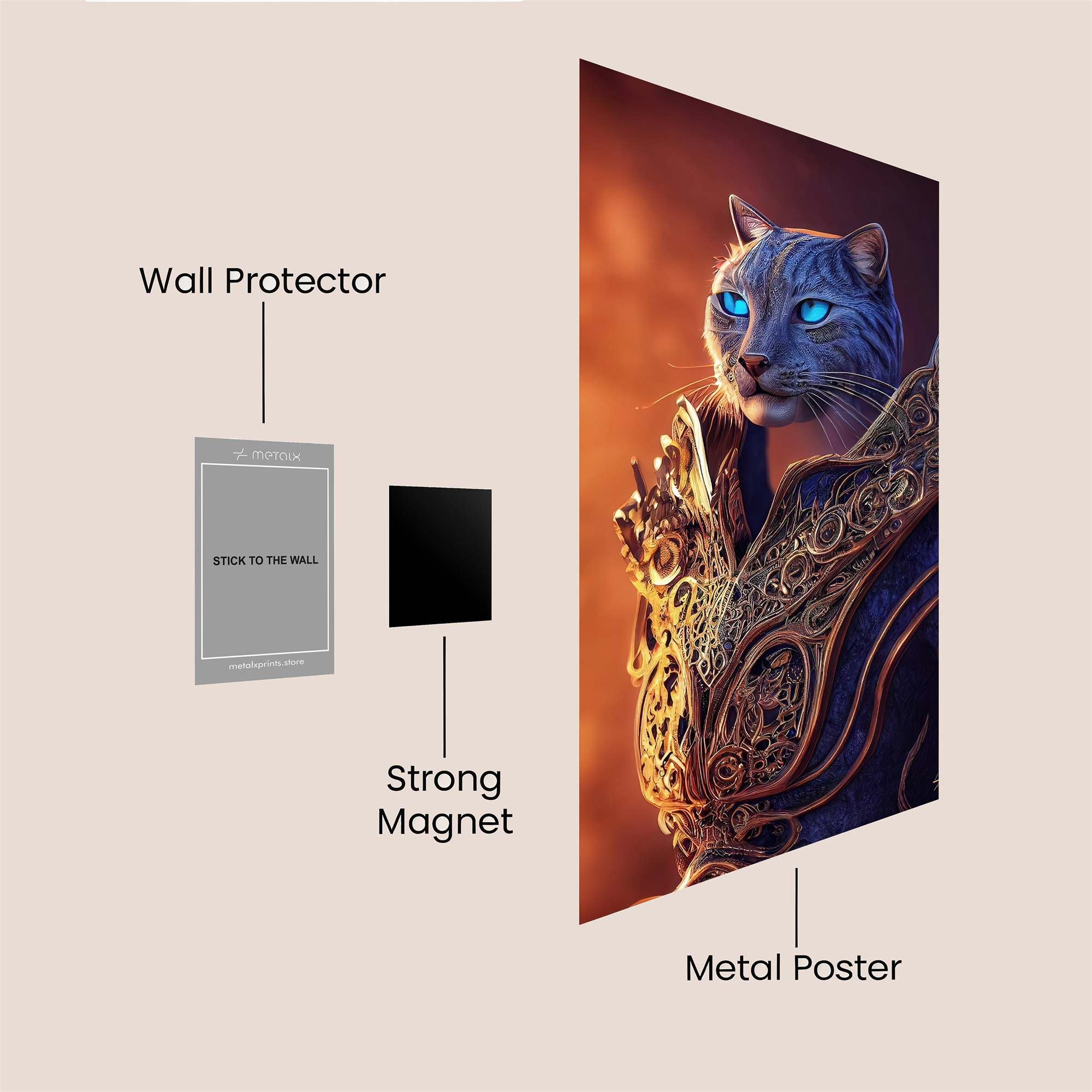 Knightly Majesty Safe Wall Magnetic / M