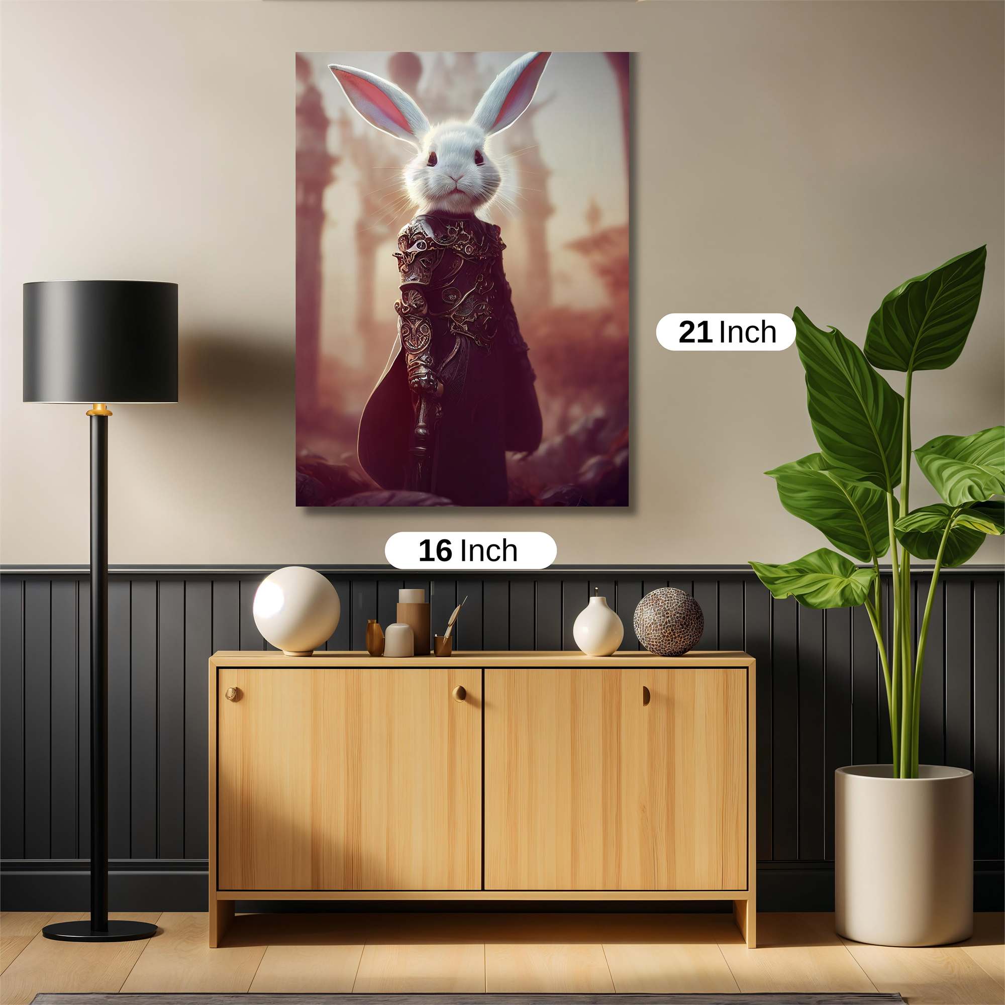 Knightly Rabbit Safe Wall Magnetic / M