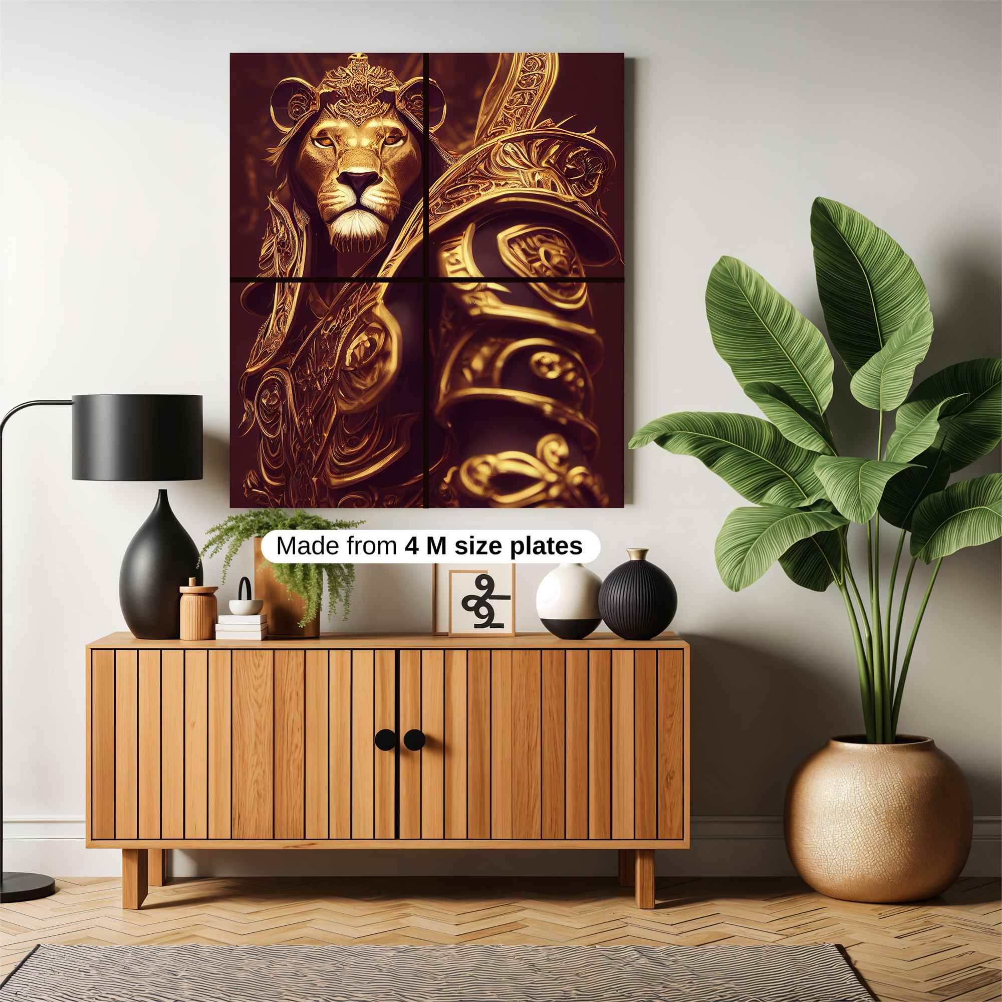 Lion Majestic Safe Wall Magnetic / M