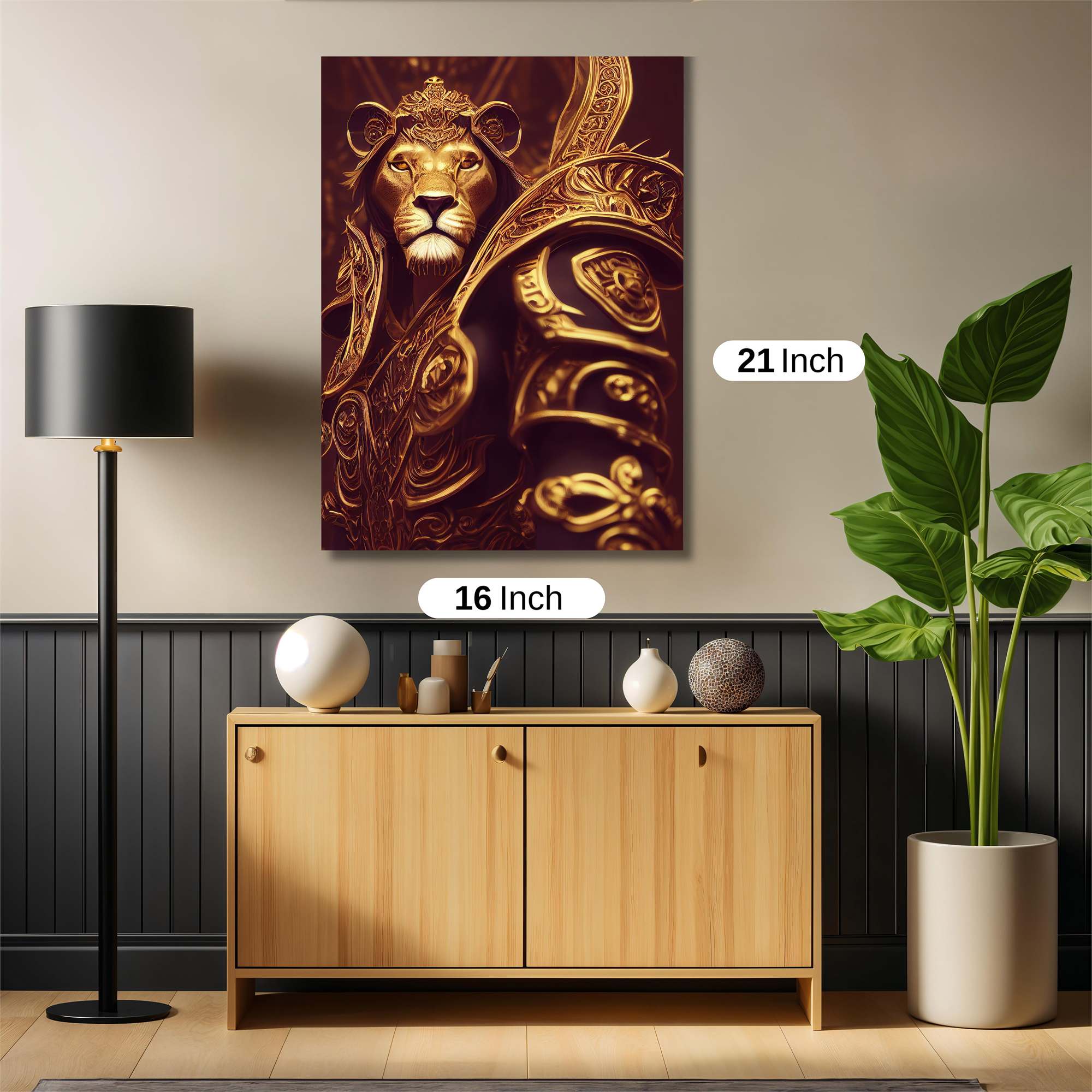 Lion Majestic Safe Wall Magnetic / M