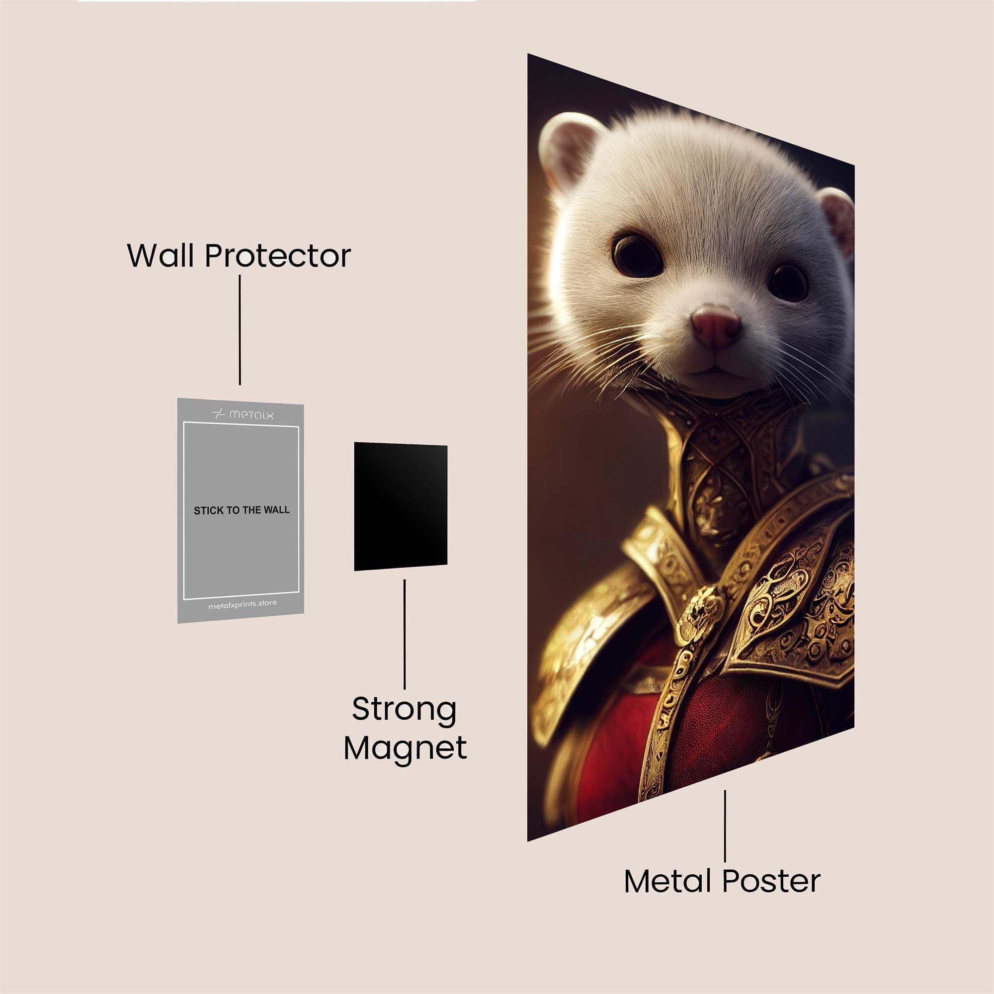 Ferret Regal Safe Wall Magnetic / M