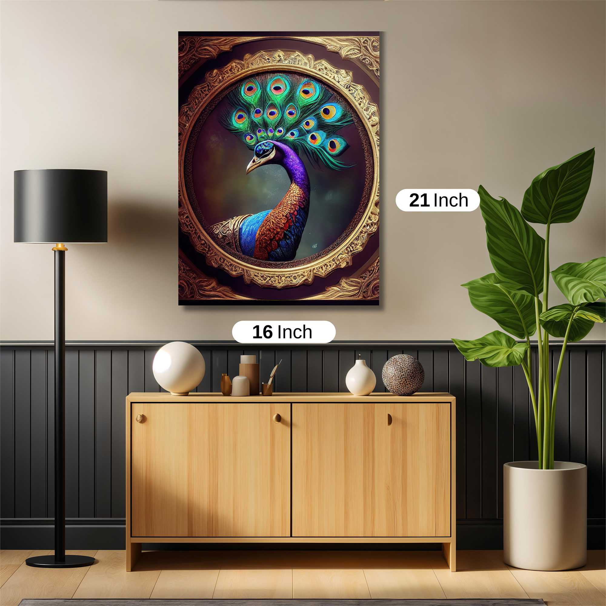 Peacock Majesty Safe Wall Magnetic / M