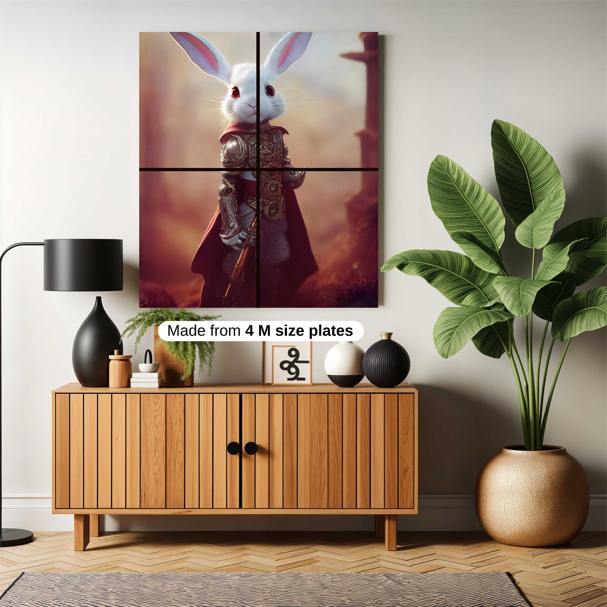Knightly Rabbit Safe Wall Magnetic / M