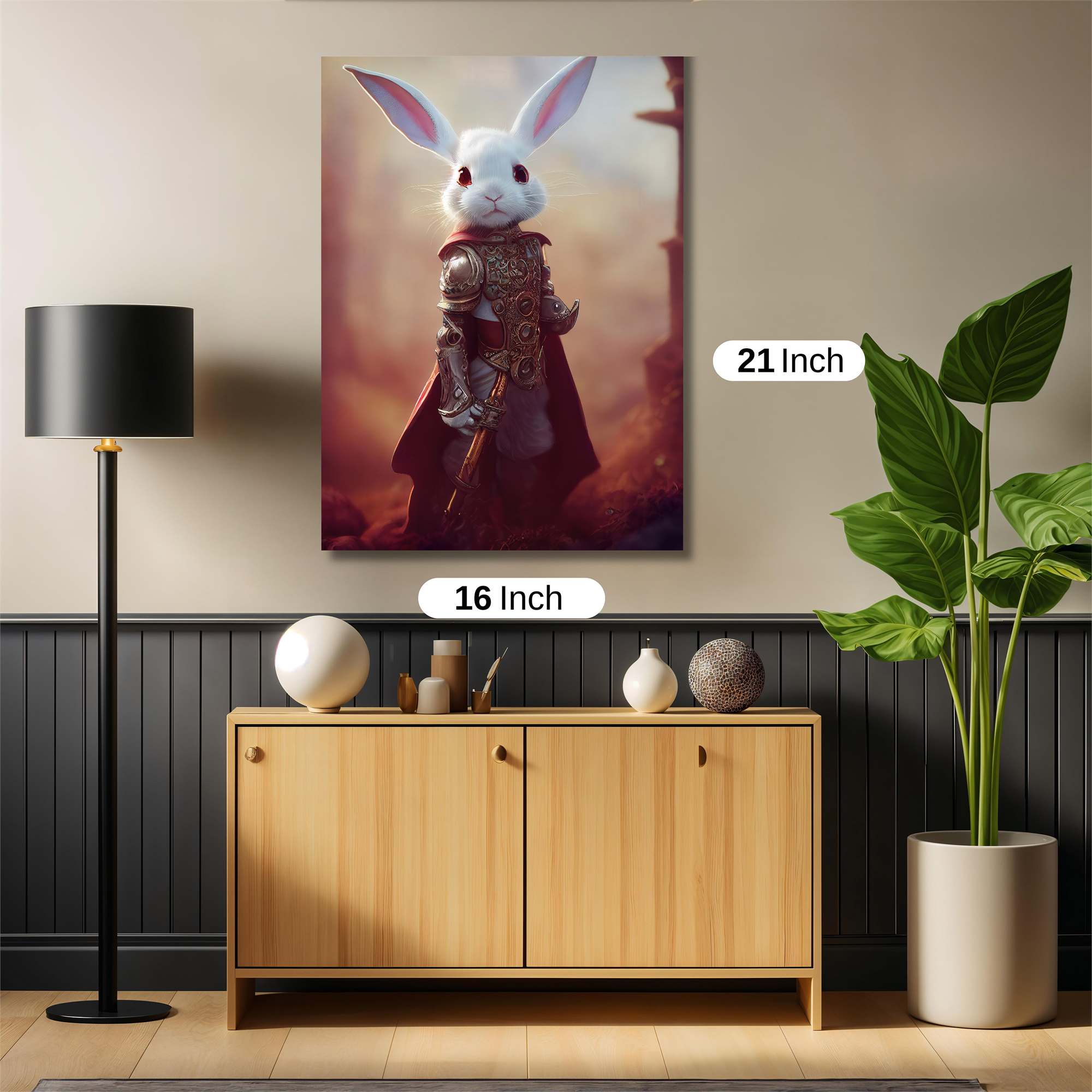 Knightly Rabbit Safe Wall Magnetic / M