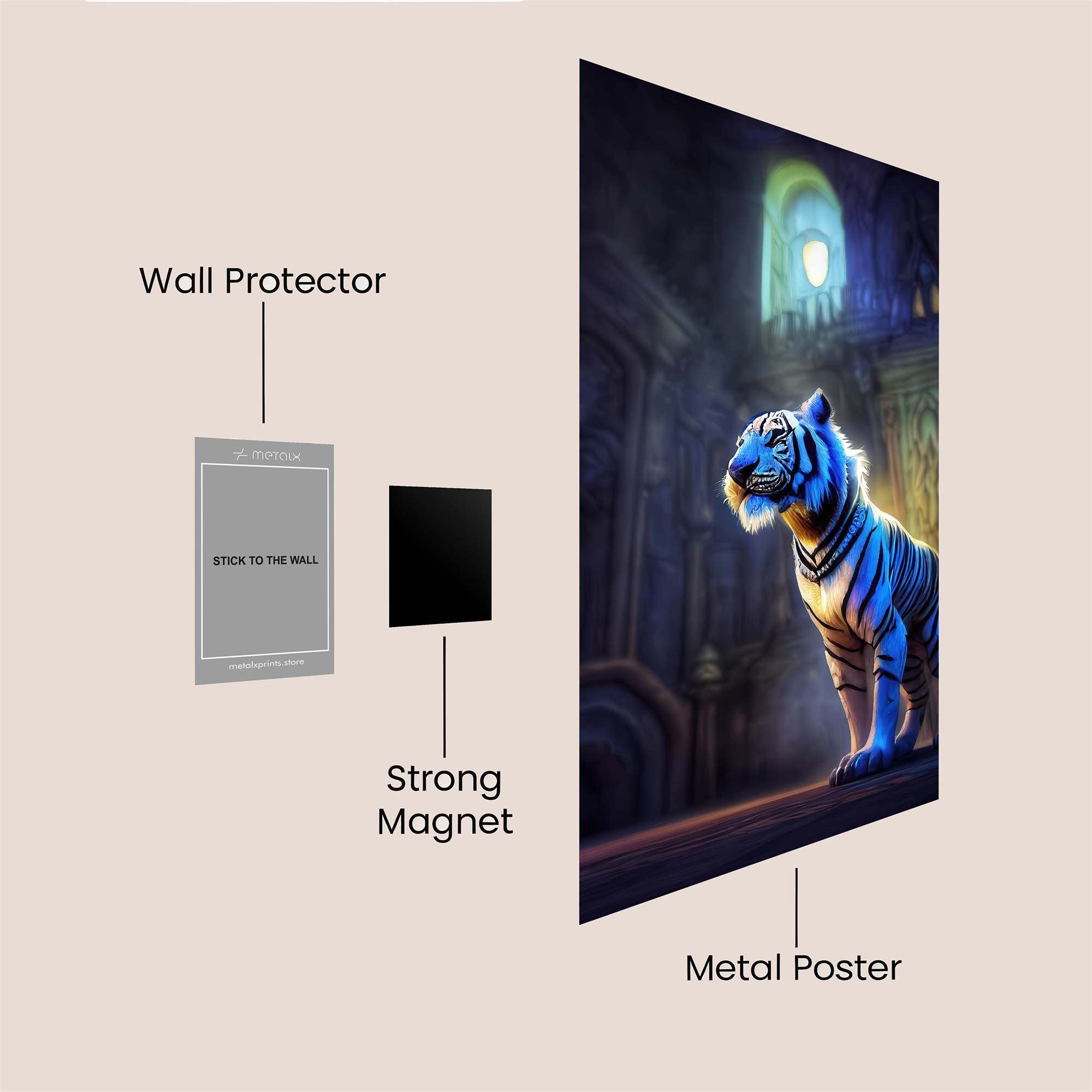 Tiger Enigma Safe Wall Magnetic / M