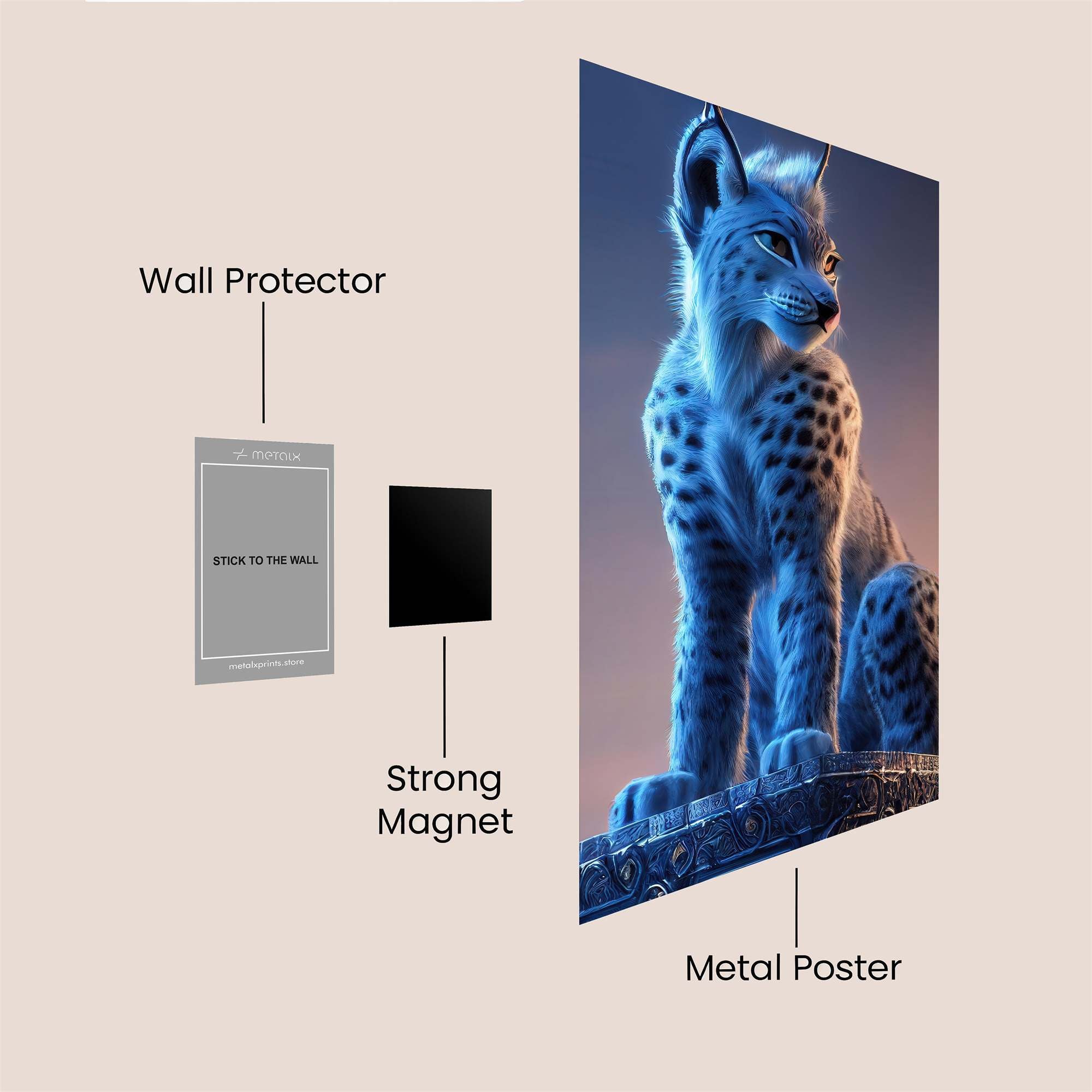 Lunar Lynx Safe Wall Magnetic / M