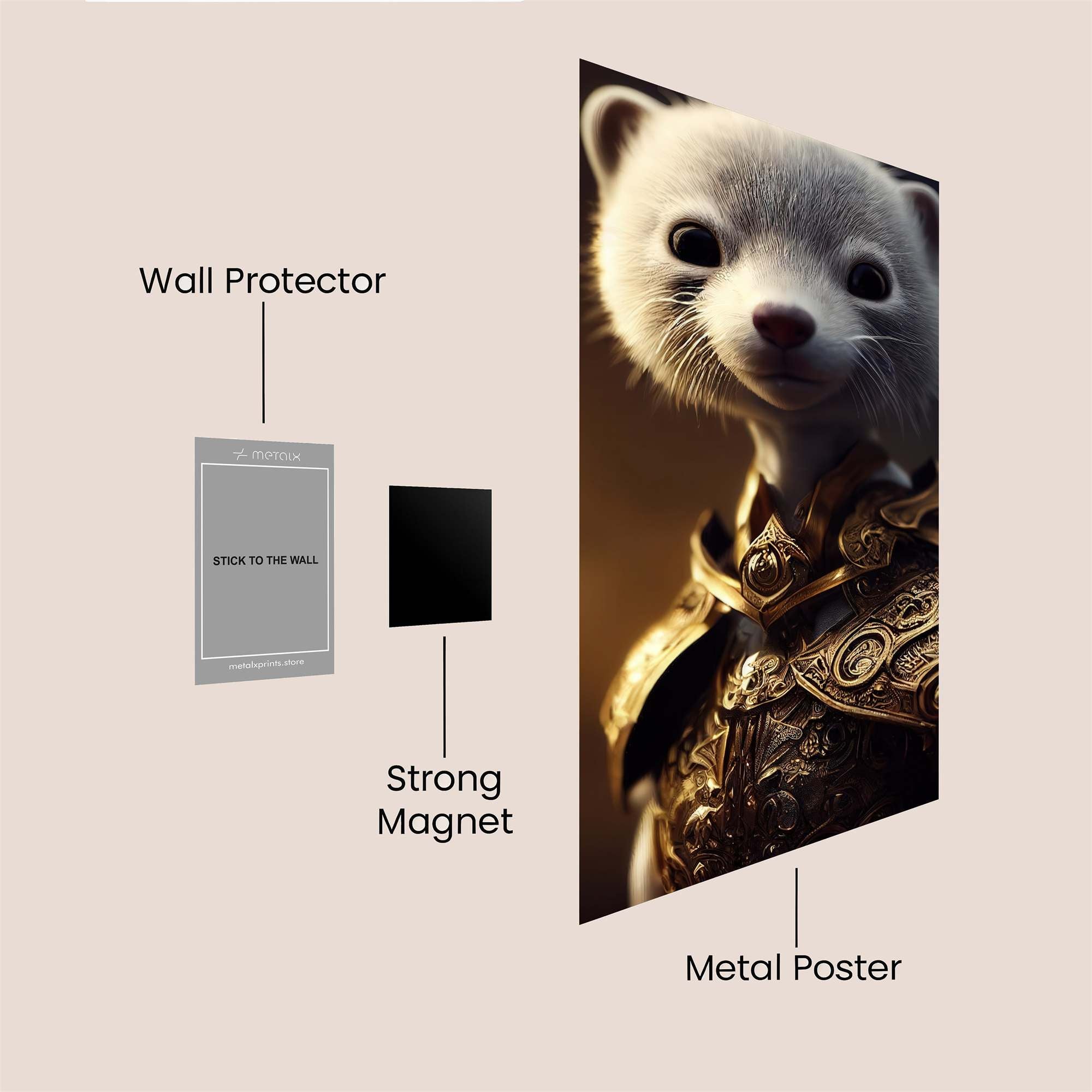 Ferret Regal Safe Wall Magnetic / M