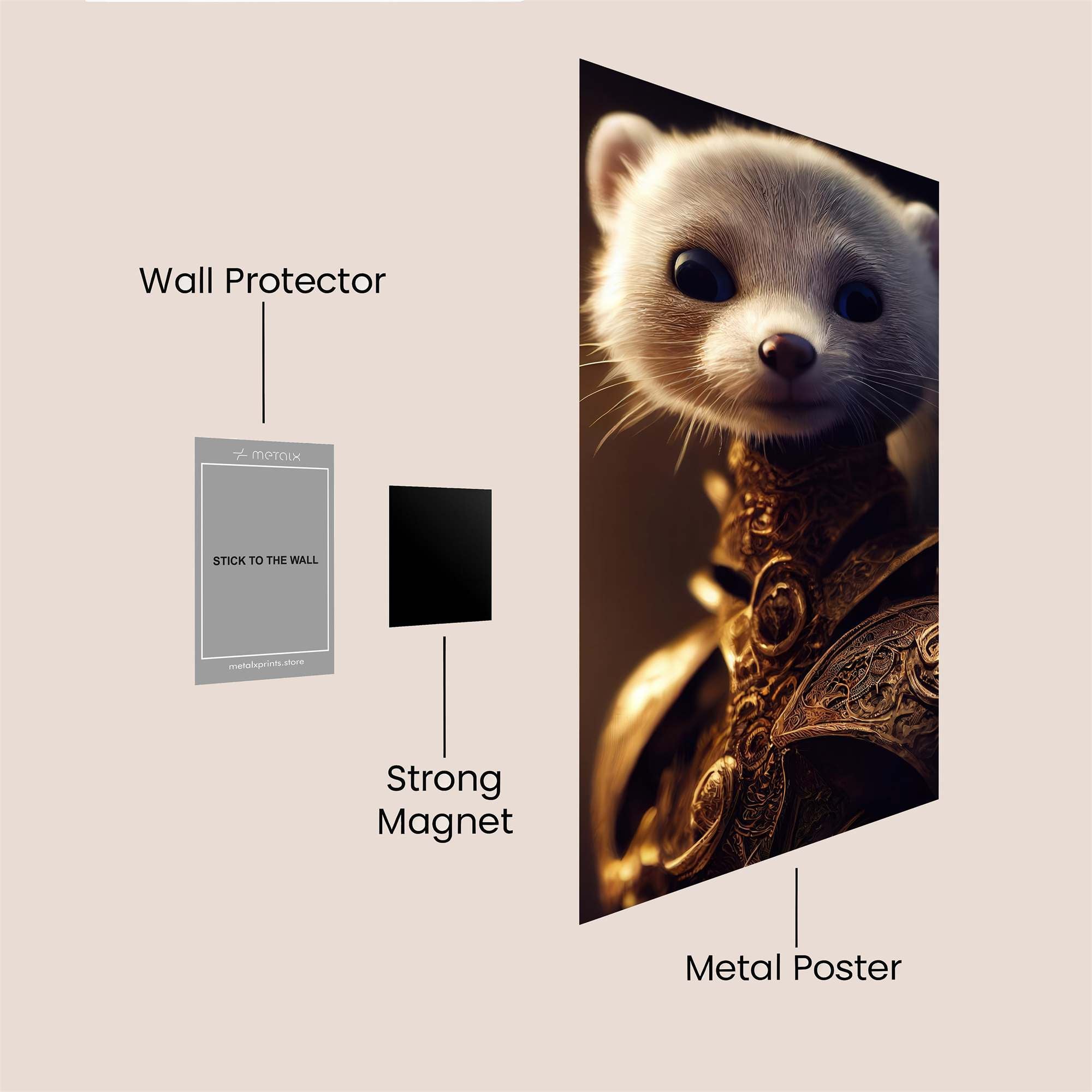 Ferret Regal Safe Wall Magnetic / M