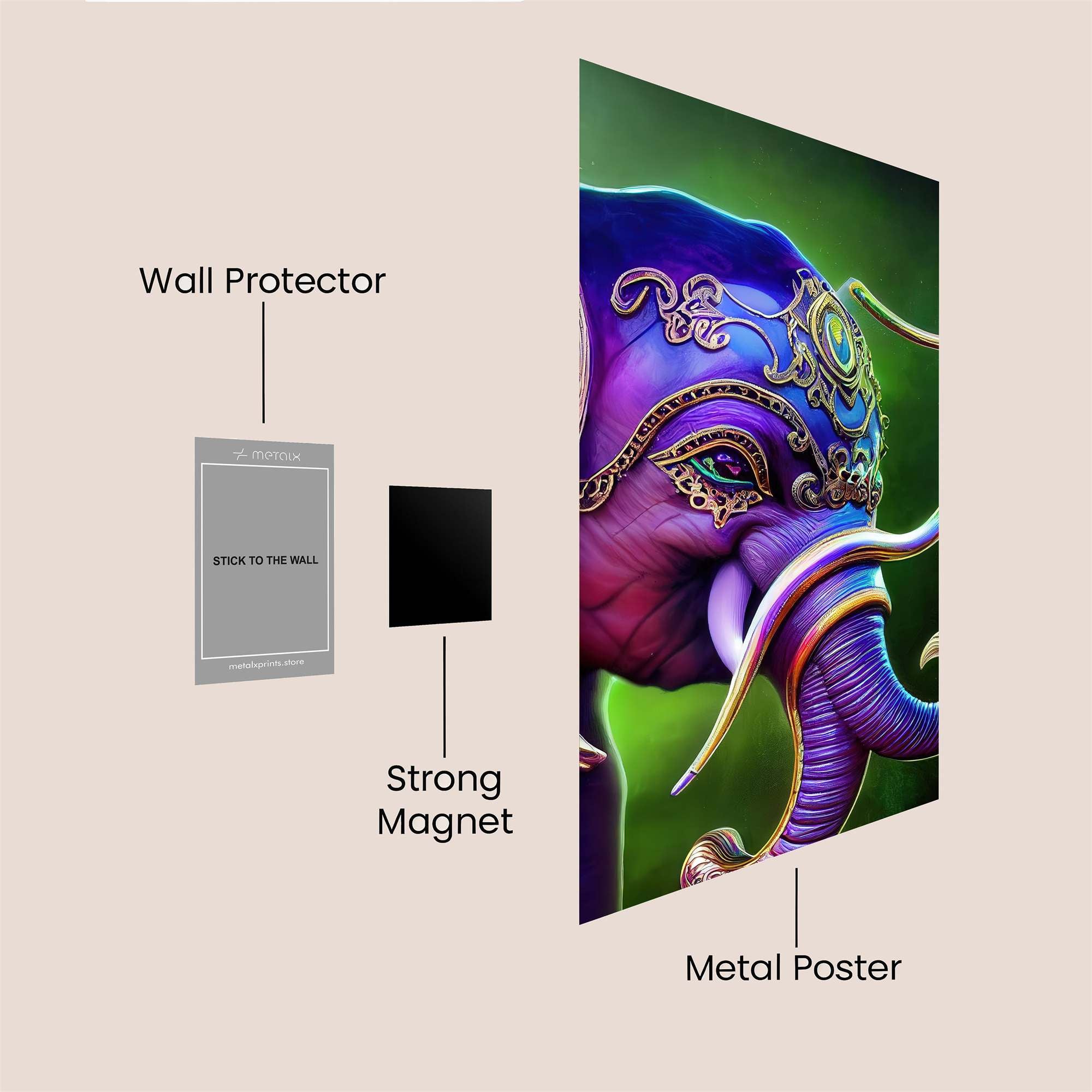 Mystic Tiger Safe Wall Magnetic / M