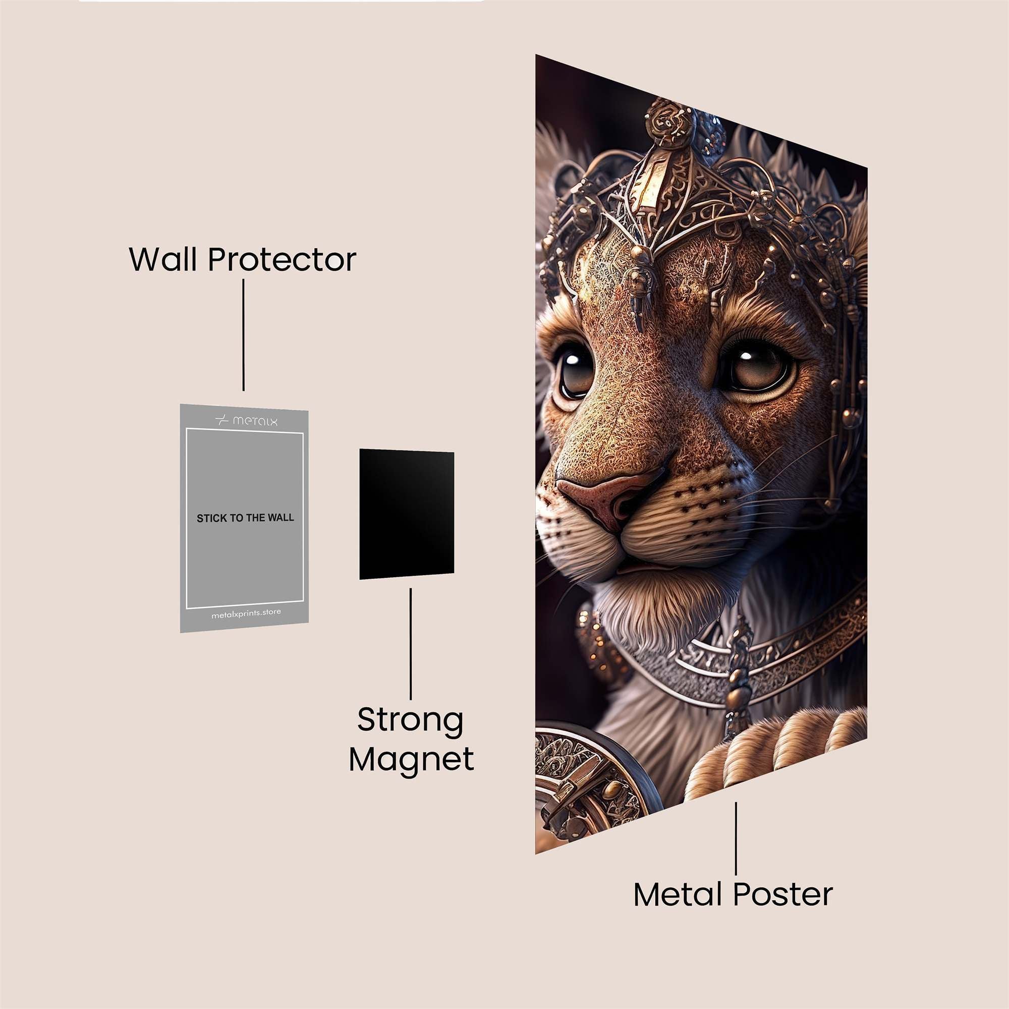 Regal Cub Safe Wall Magnetic / M