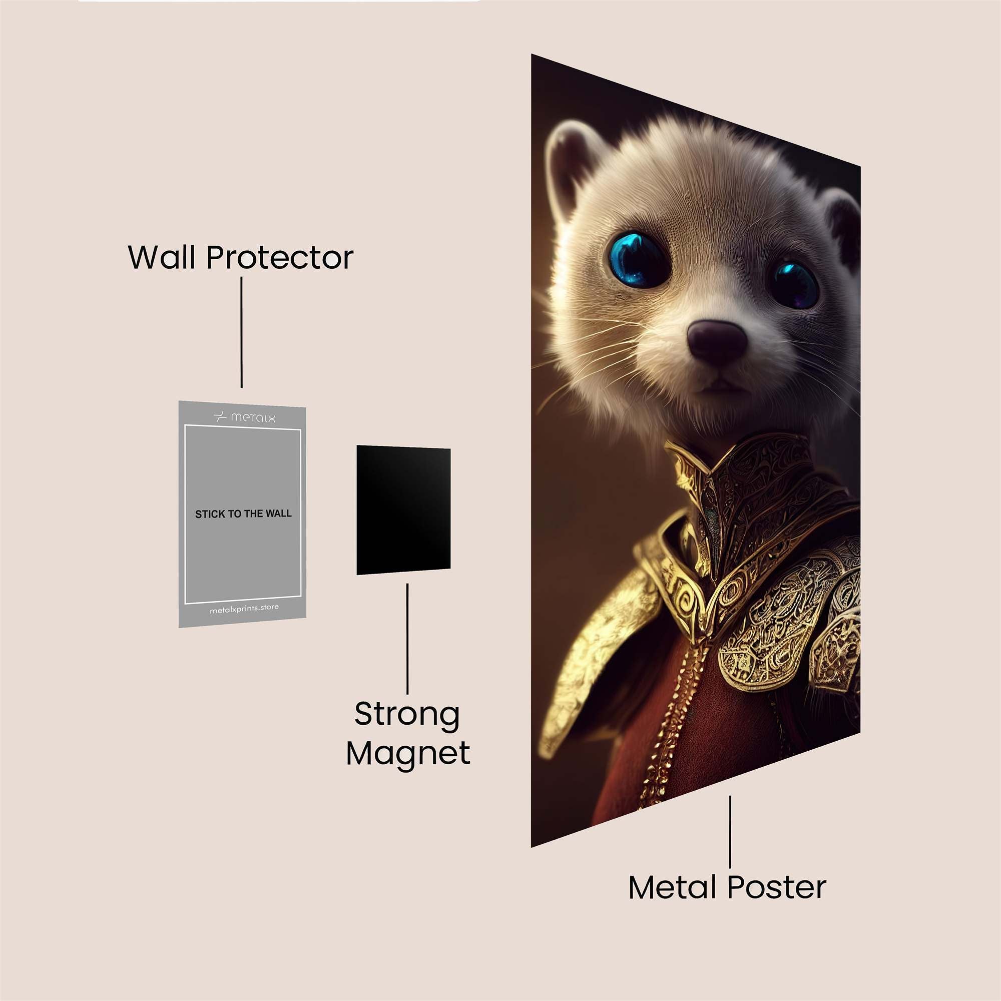 Ferret Regal Safe Wall Magnetic / M