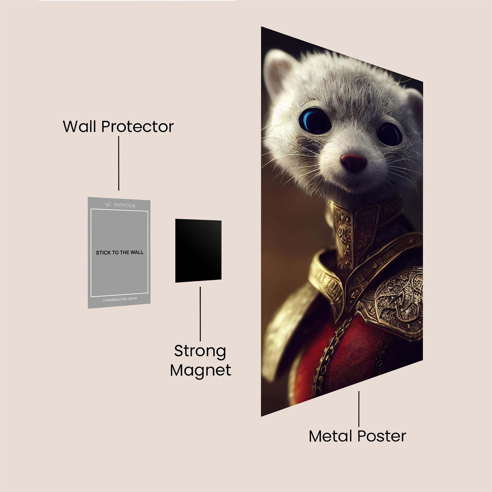 Ferret Regal Safe Wall Magnetic / M