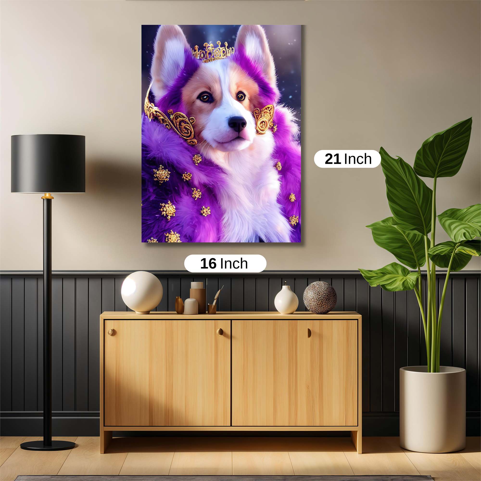 Corgi Royalty Safe Wall Magnetic / M