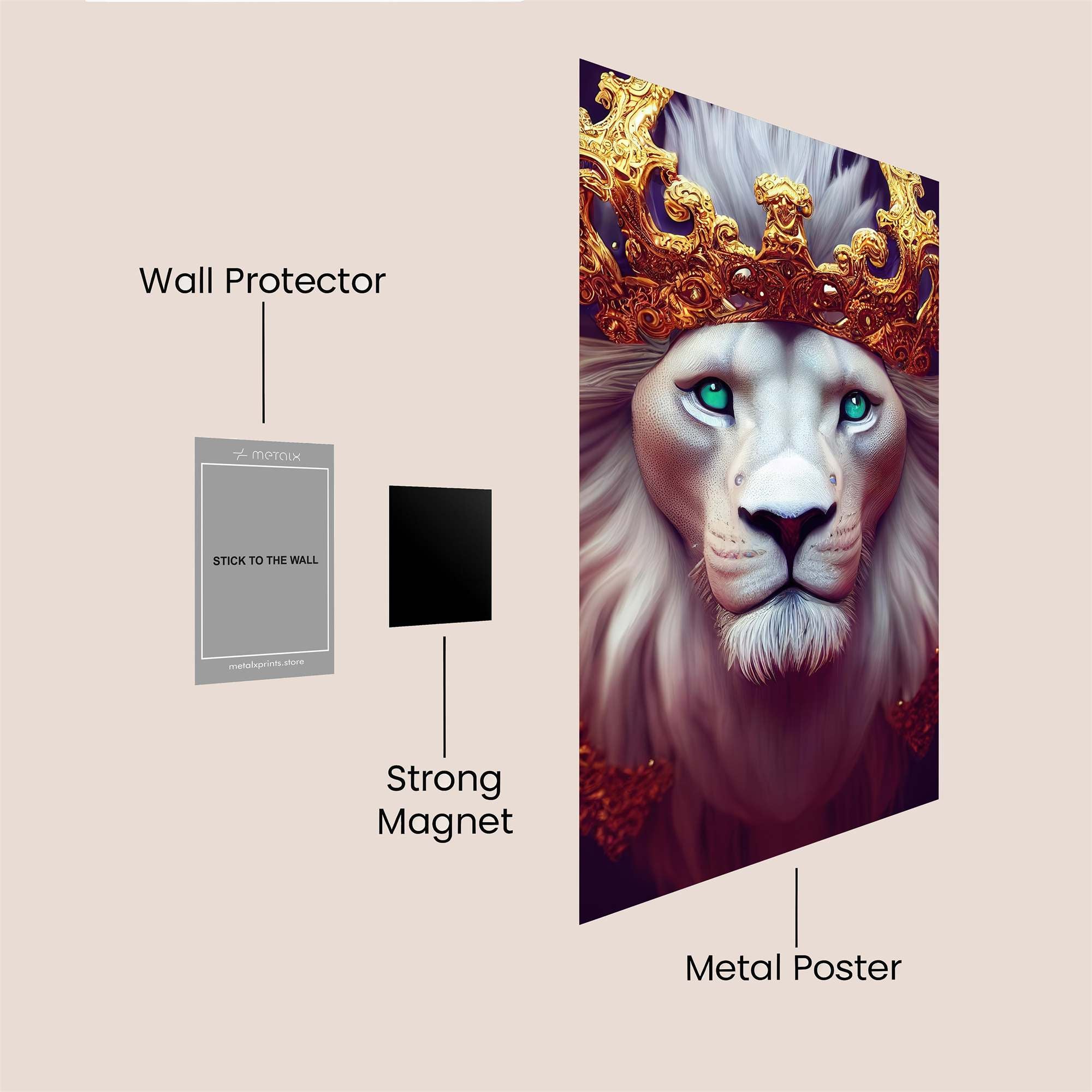 Lion Regal Safe Wall Magnetic / M