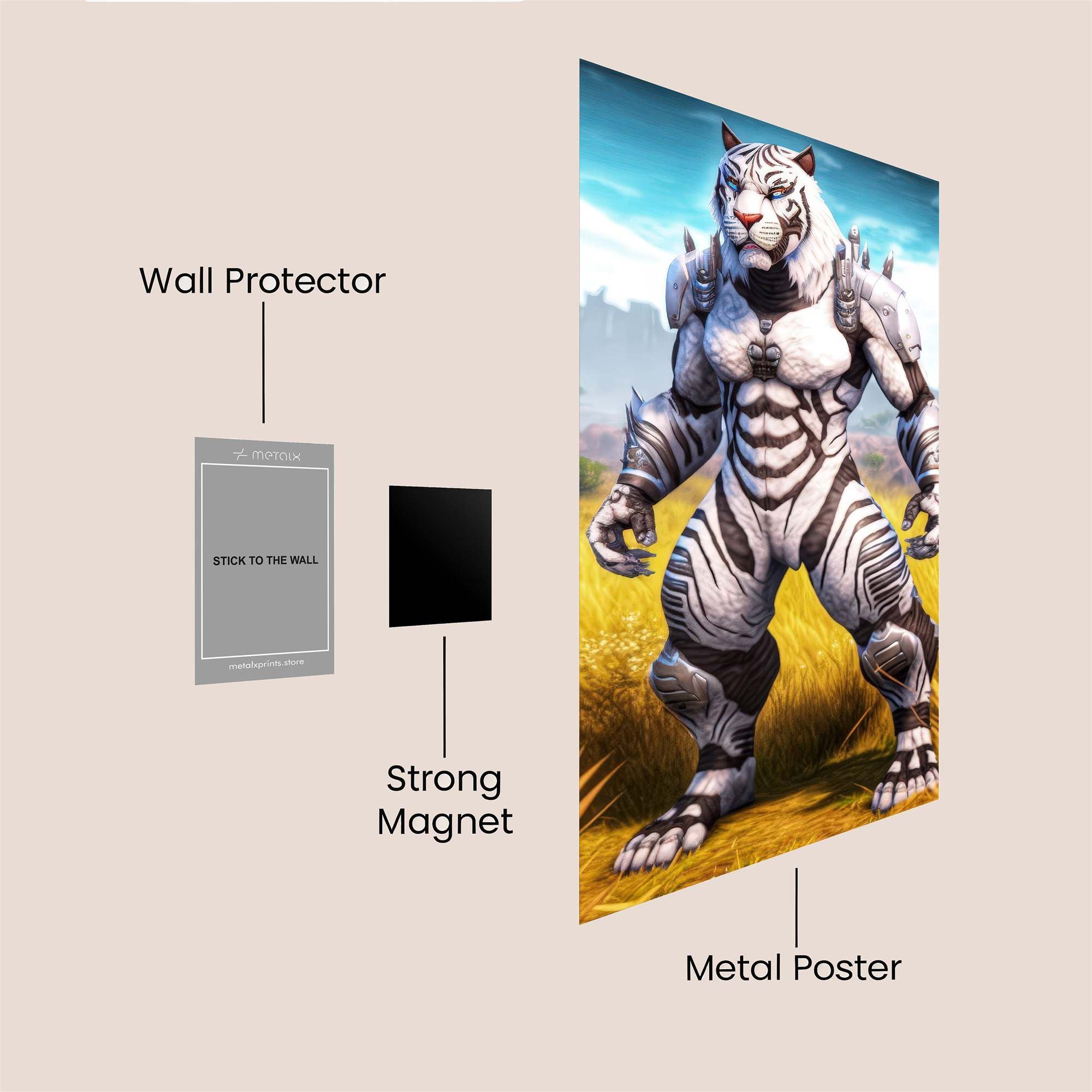 Tiger Titan Safe Wall Magnetic / M