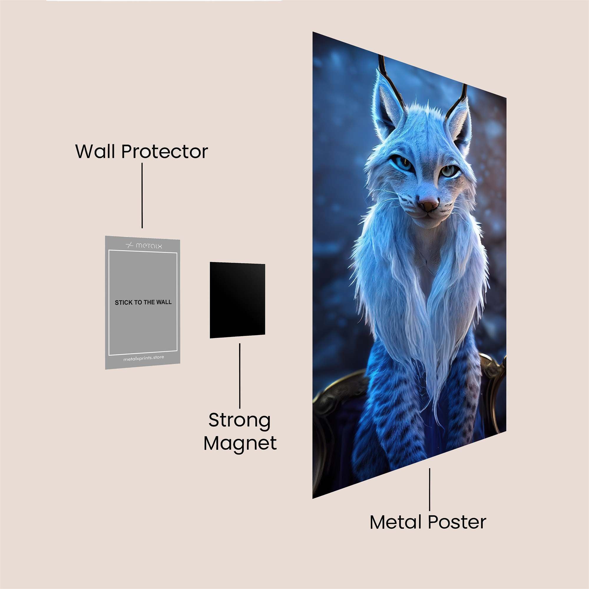 Lynx Majestic Safe Wall Magnetic / M