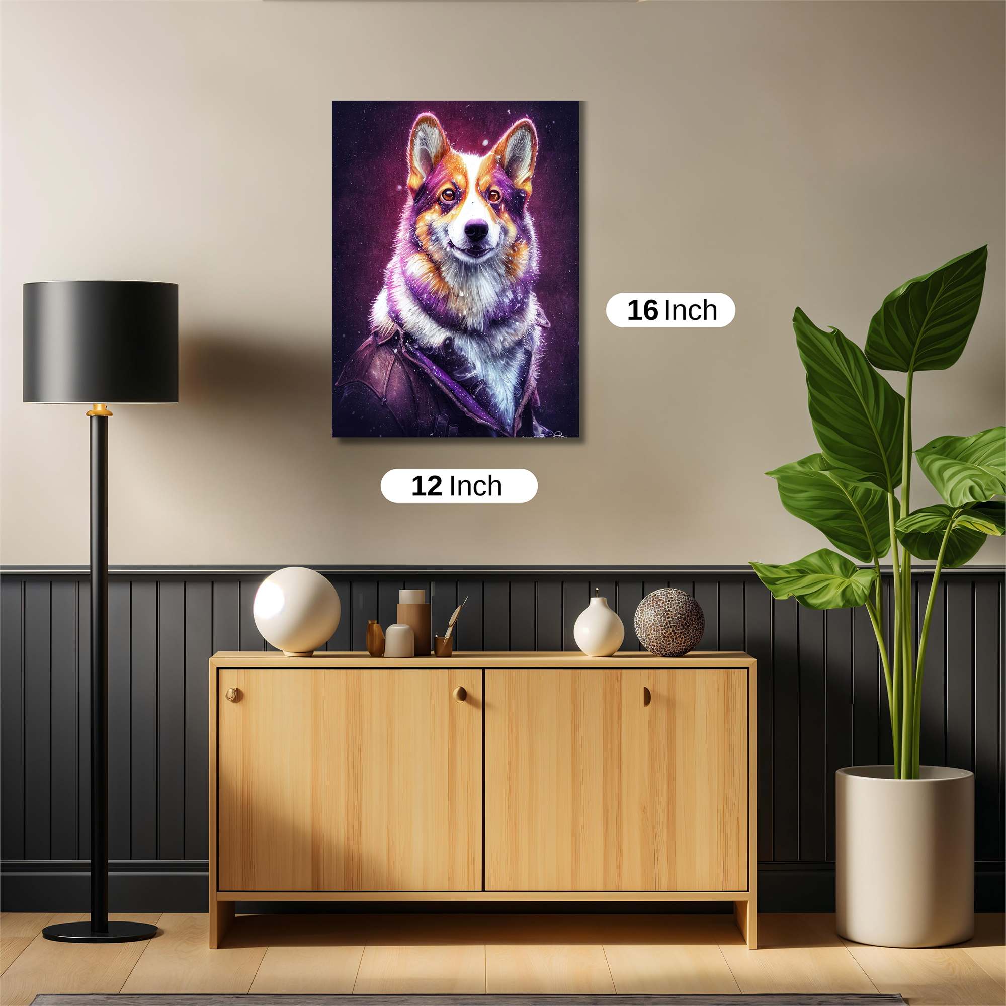 Cosmic Corgi Safe Wall Magnetic / M