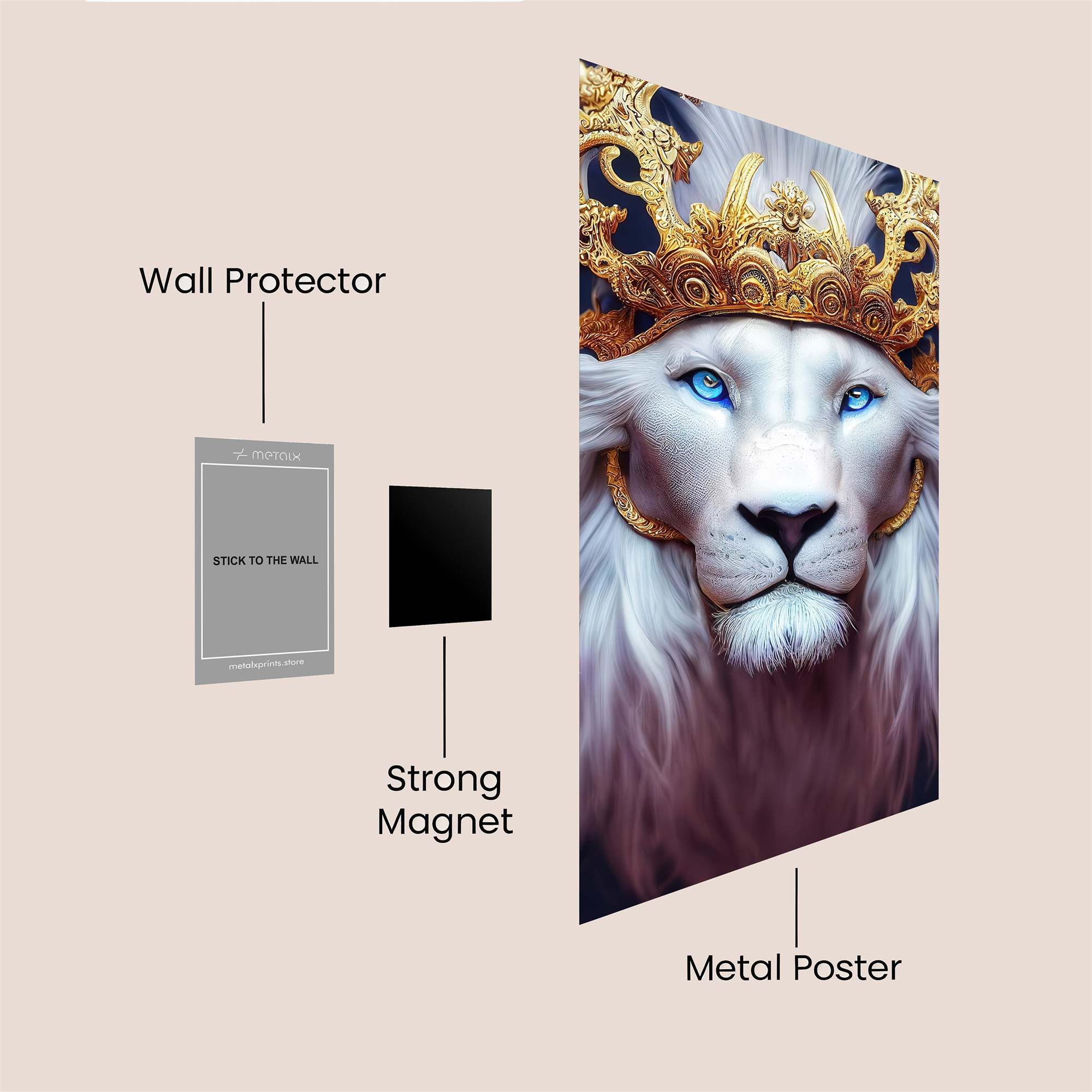 Lion Regal Safe Wall Magnetic / M